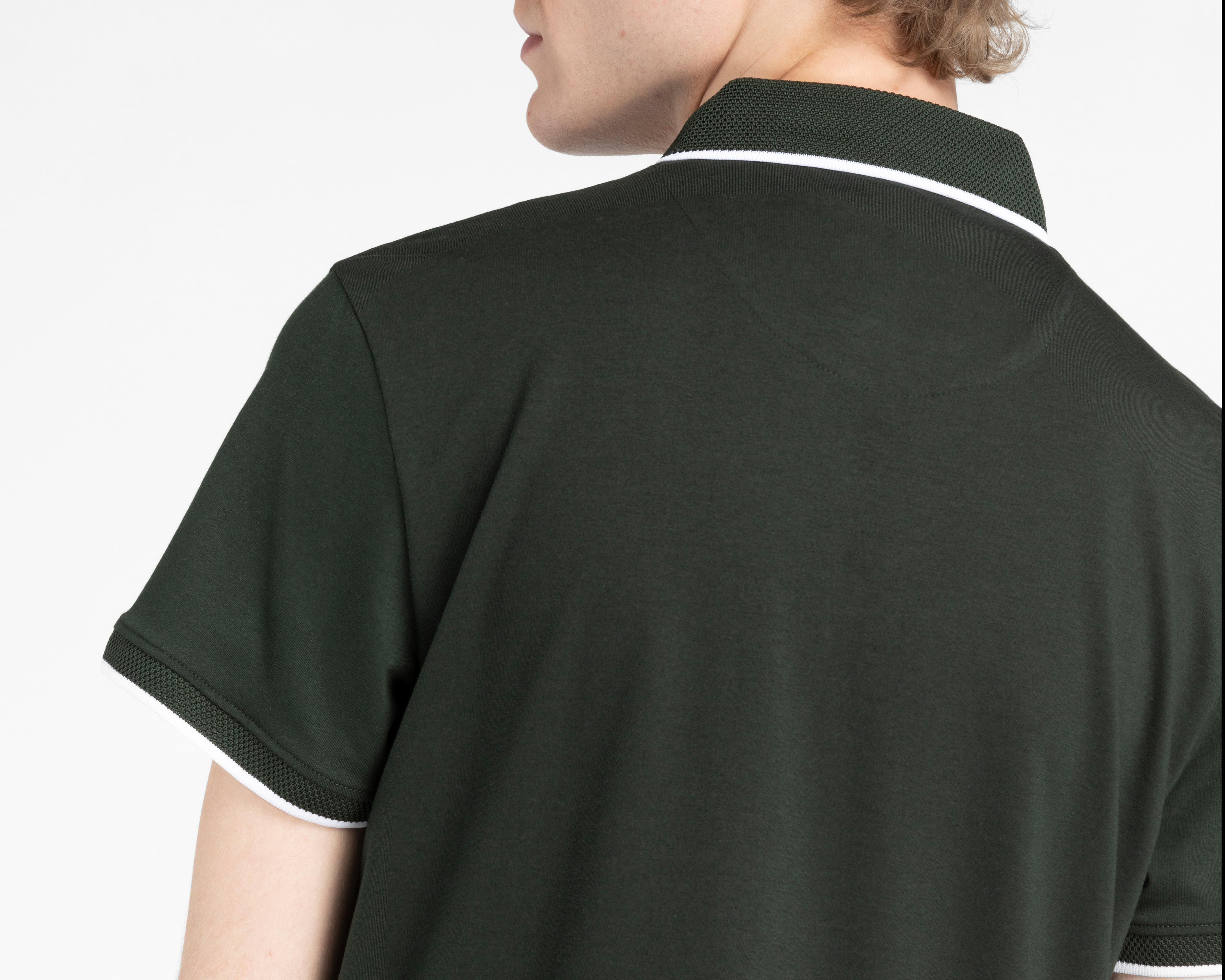 Foto 5 | Playera Polo Refill Verde para Hombre