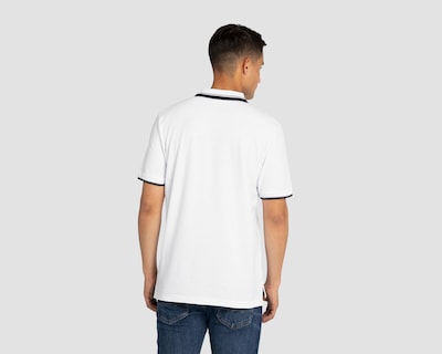 Foto 2 | Playera Polo K-Swiss Blanca para Hombre