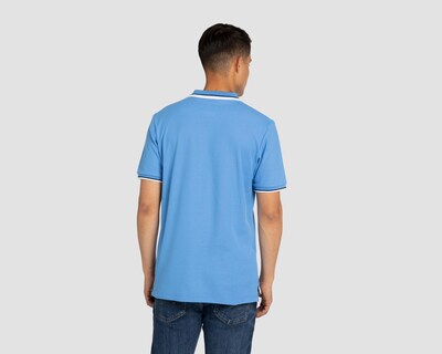 Foto 2 | Playera Polo K-Swiss Azul para Hombre