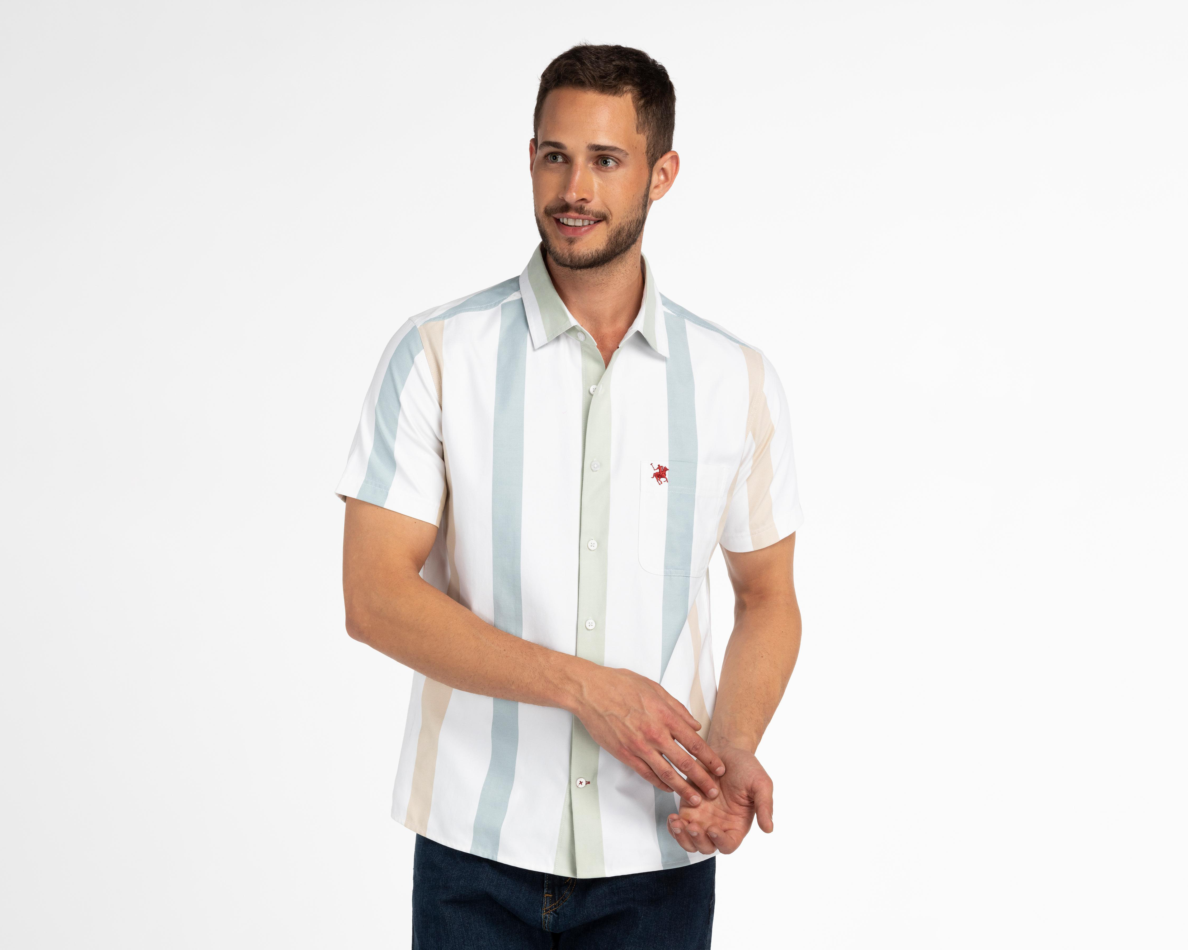 Camisa de Moda York Team Polo Club Regular a Rayas