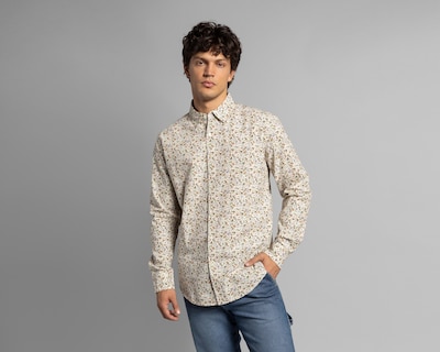 Foto 2 | Camisa de Moda Thinner Regular Fit con Miniprint