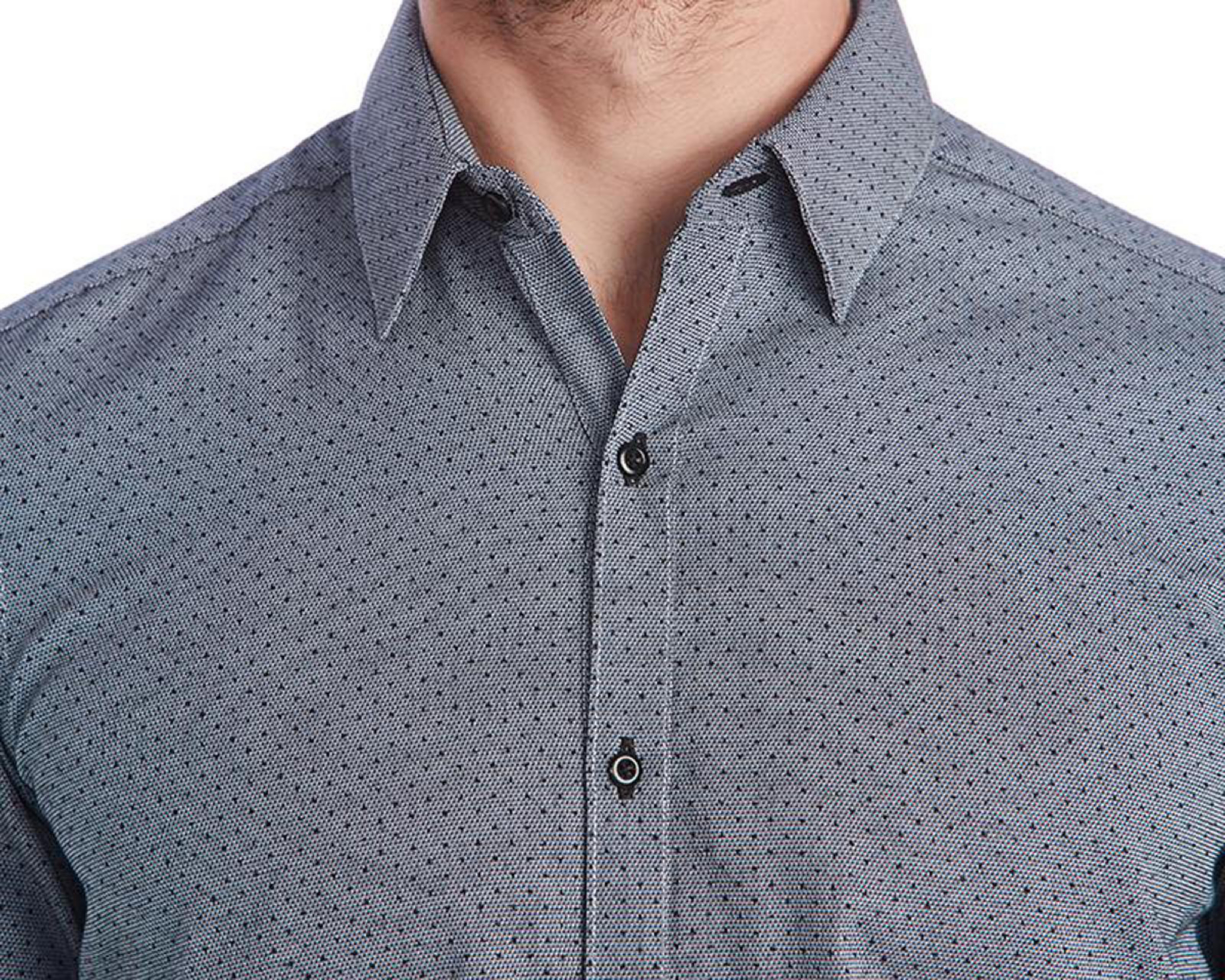 Foto 4 pulgar | Camisa Casual Wall Street Modern Fit con Miniprint