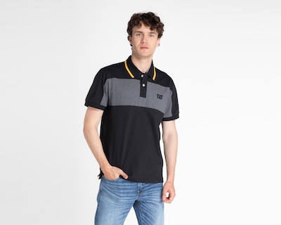 Foto 1 | Playera Polo CAT Negra para Hombre