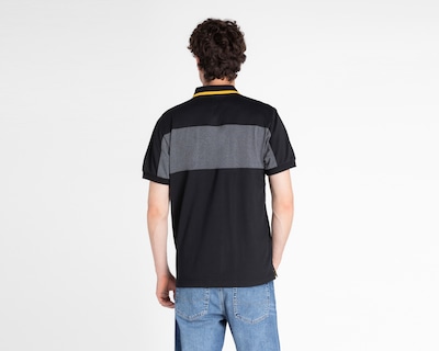 Foto 2 | Playera Polo CAT Negra para Hombre