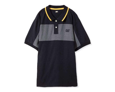 Foto 4 | Playera Polo CAT Negra para Hombre