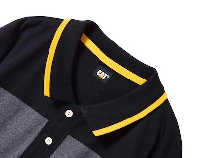 Foto 5 | Playera Polo CAT Negra para Hombre