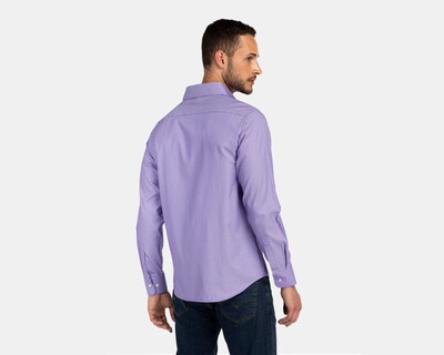 Foto 2 | Camisa de Vestir Wall Street Manga Larga Cuello Americano