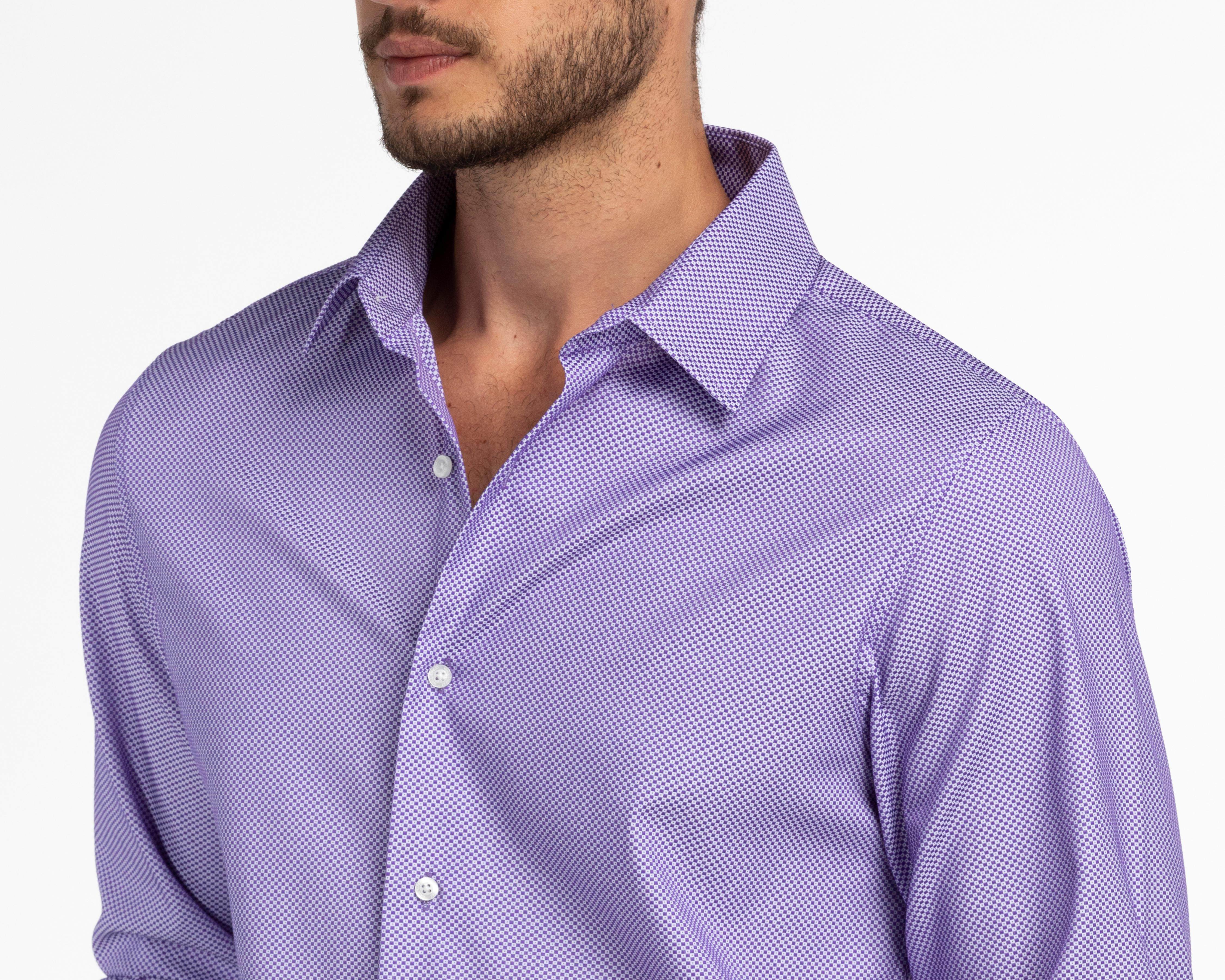 Foto 4 pulgar | Camisa de Vestir Wall Street Manga Larga Cuello Americano