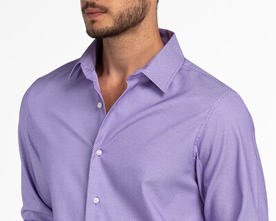 Foto 3 | Camisa de Vestir Wall Street Manga Larga Cuello Americano
