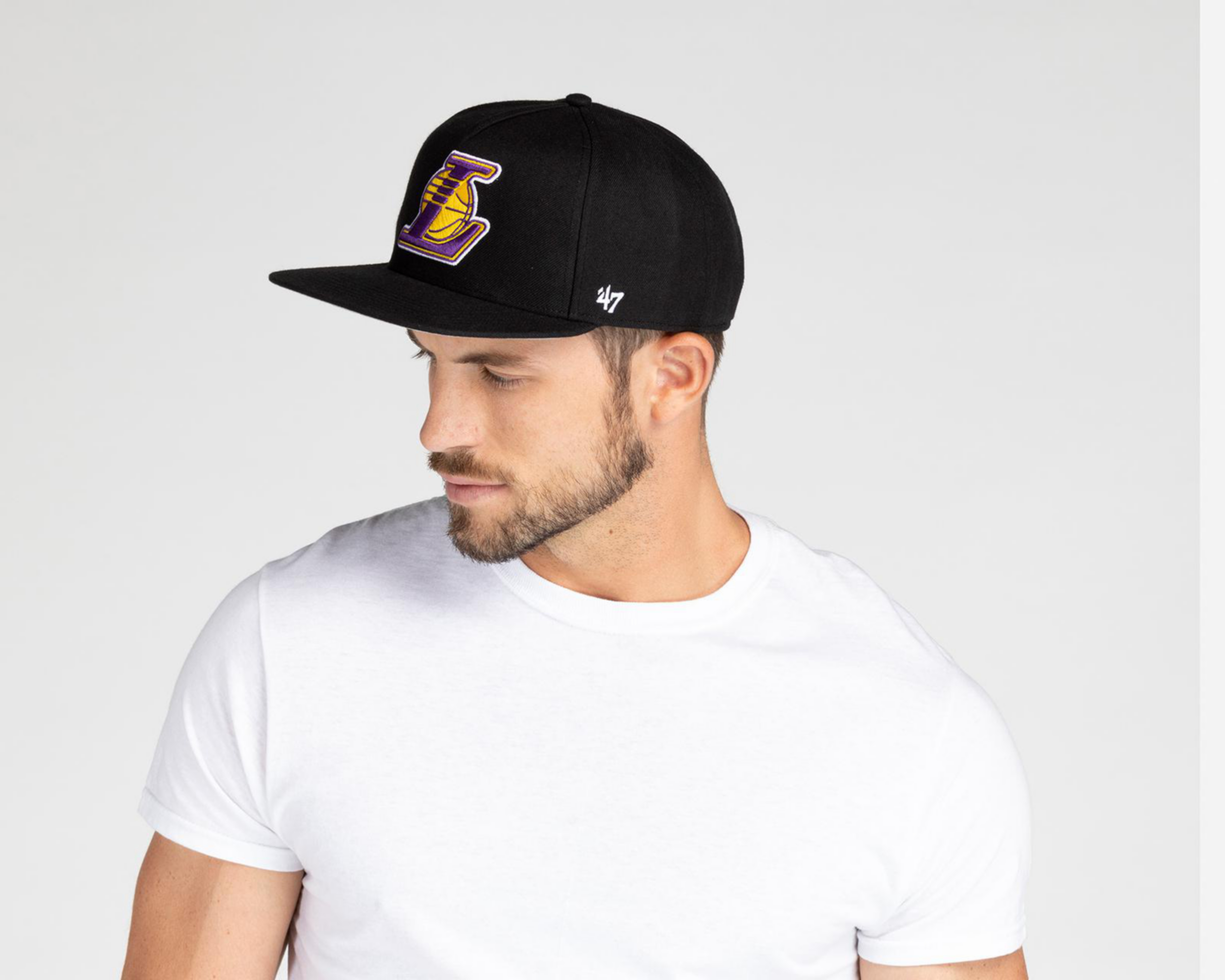 Foto 5 pulgar | Gorra 47 NBA Los Angeles Lakers