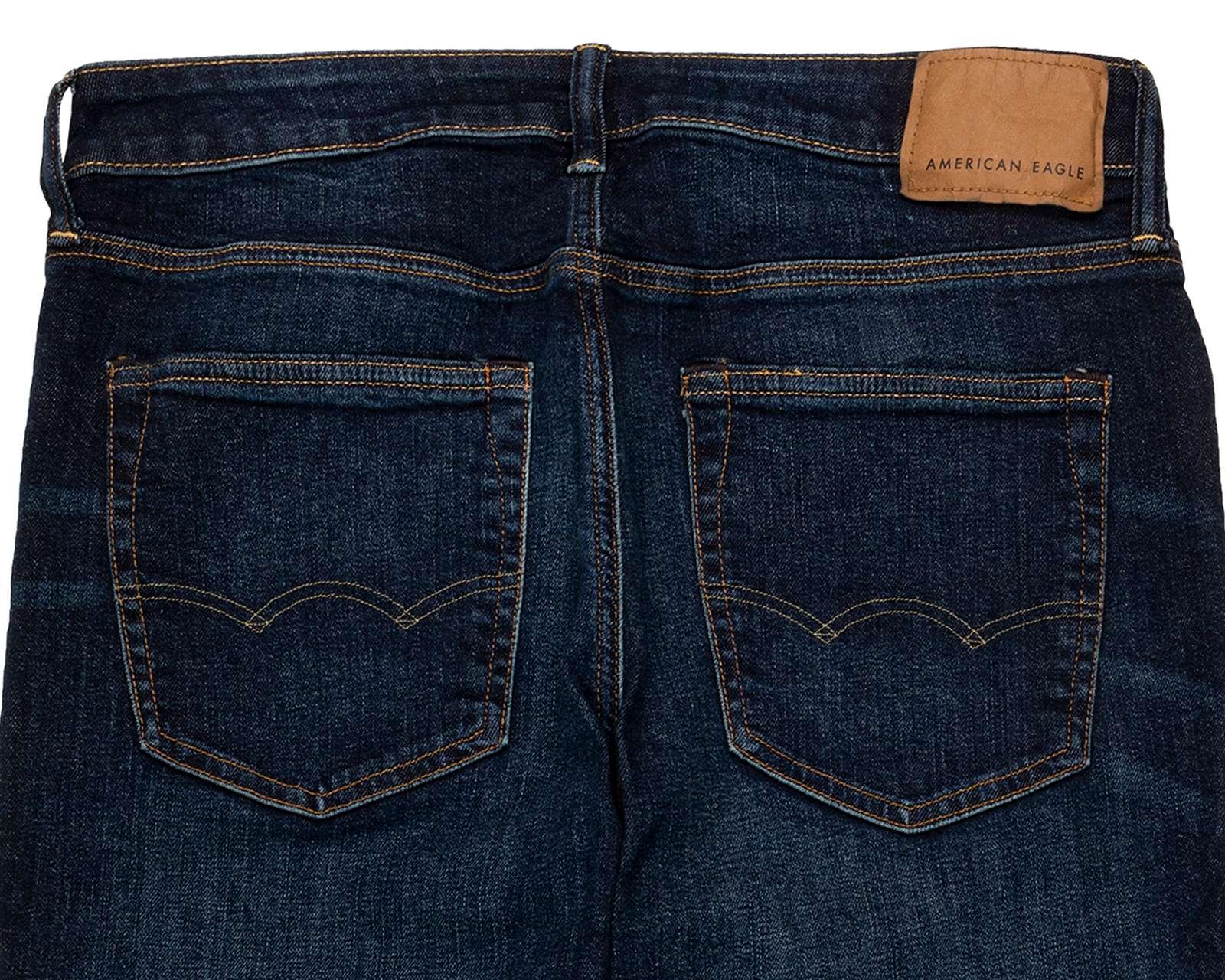 Foto 5 pulgar | Jeans Slim American Eagle Dark Clean