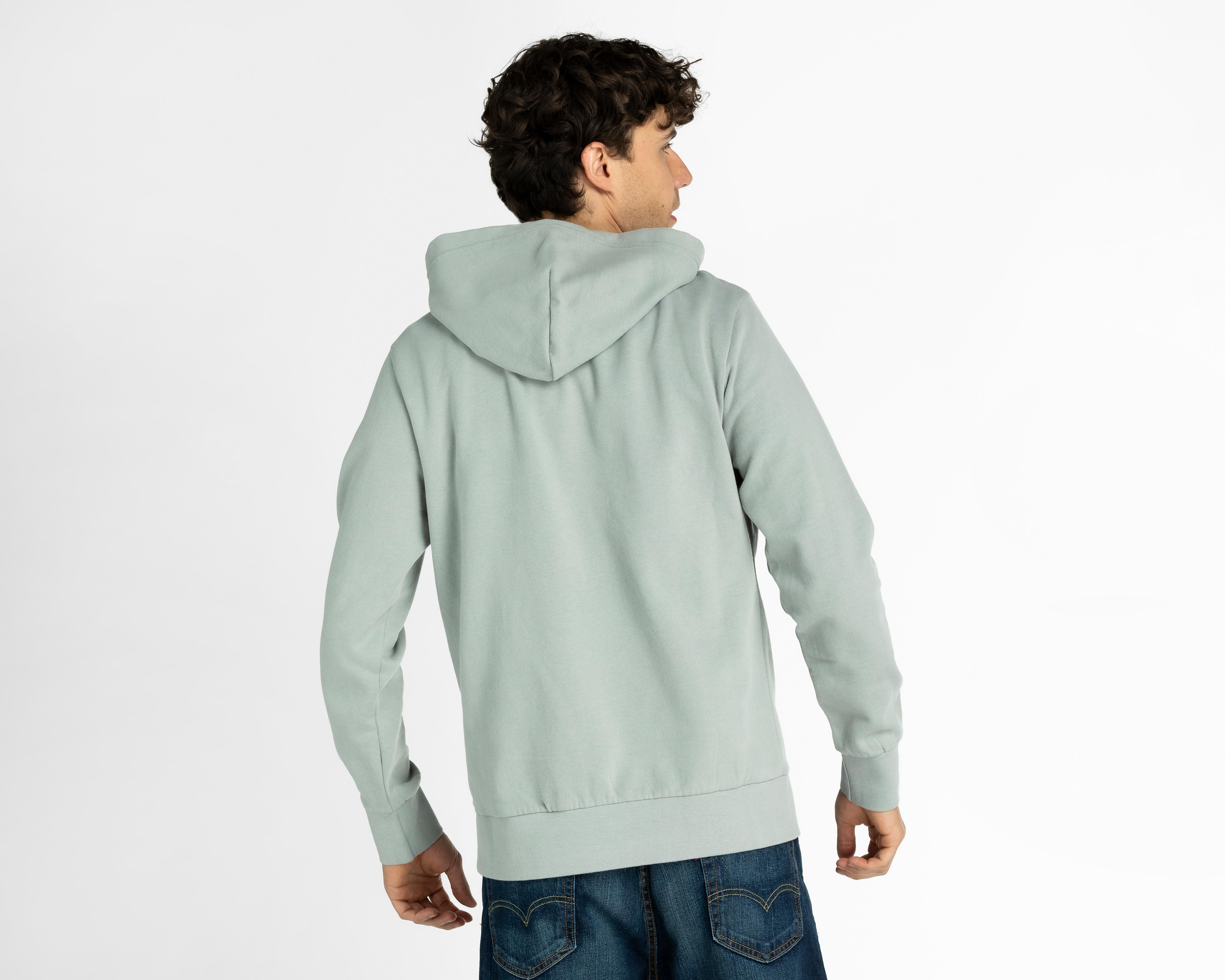 Foto 3 pulgar | Sudadera American Eagle Outfitters con Capucha Color Gris