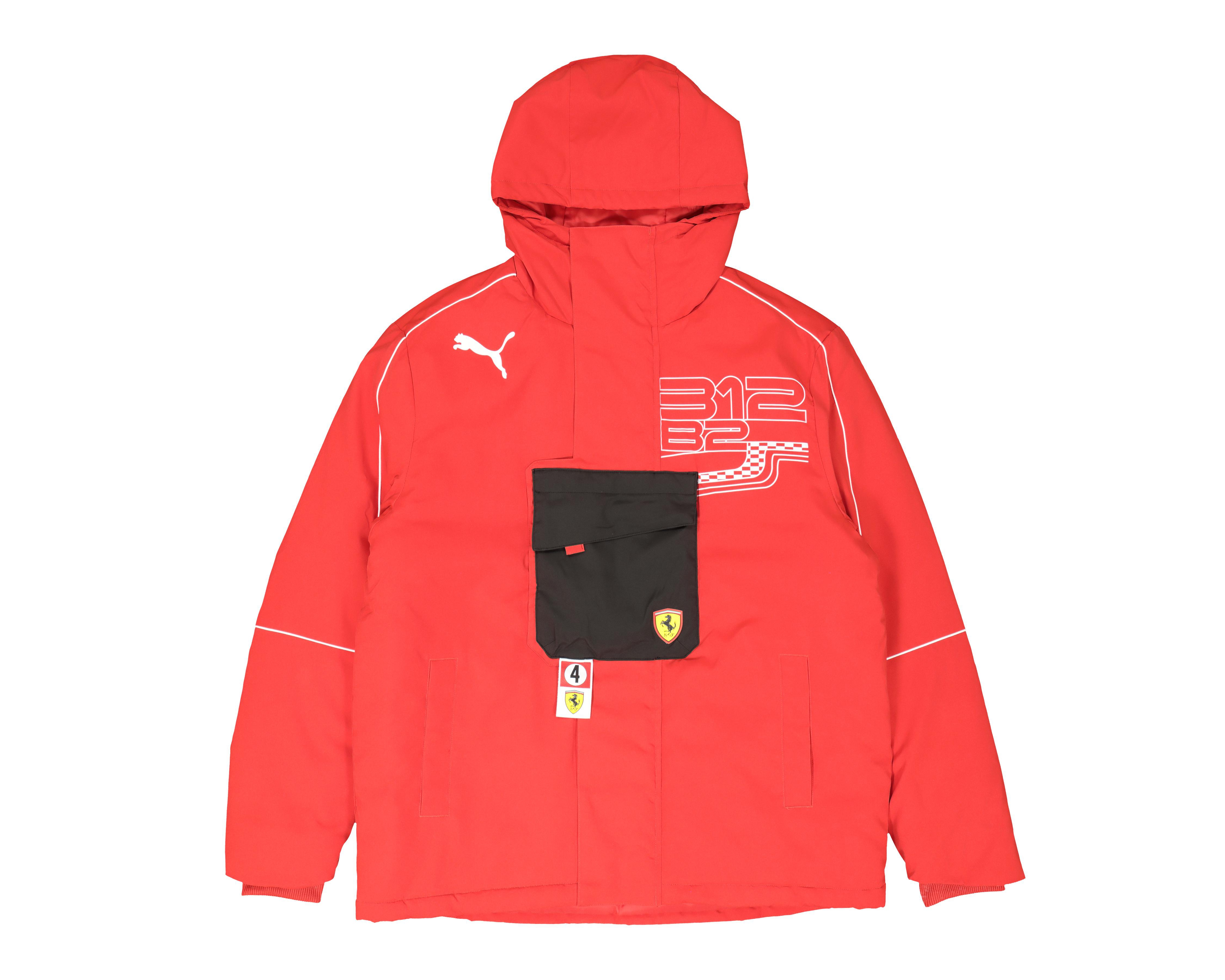 Chamarra puma ferrari roja hot sale