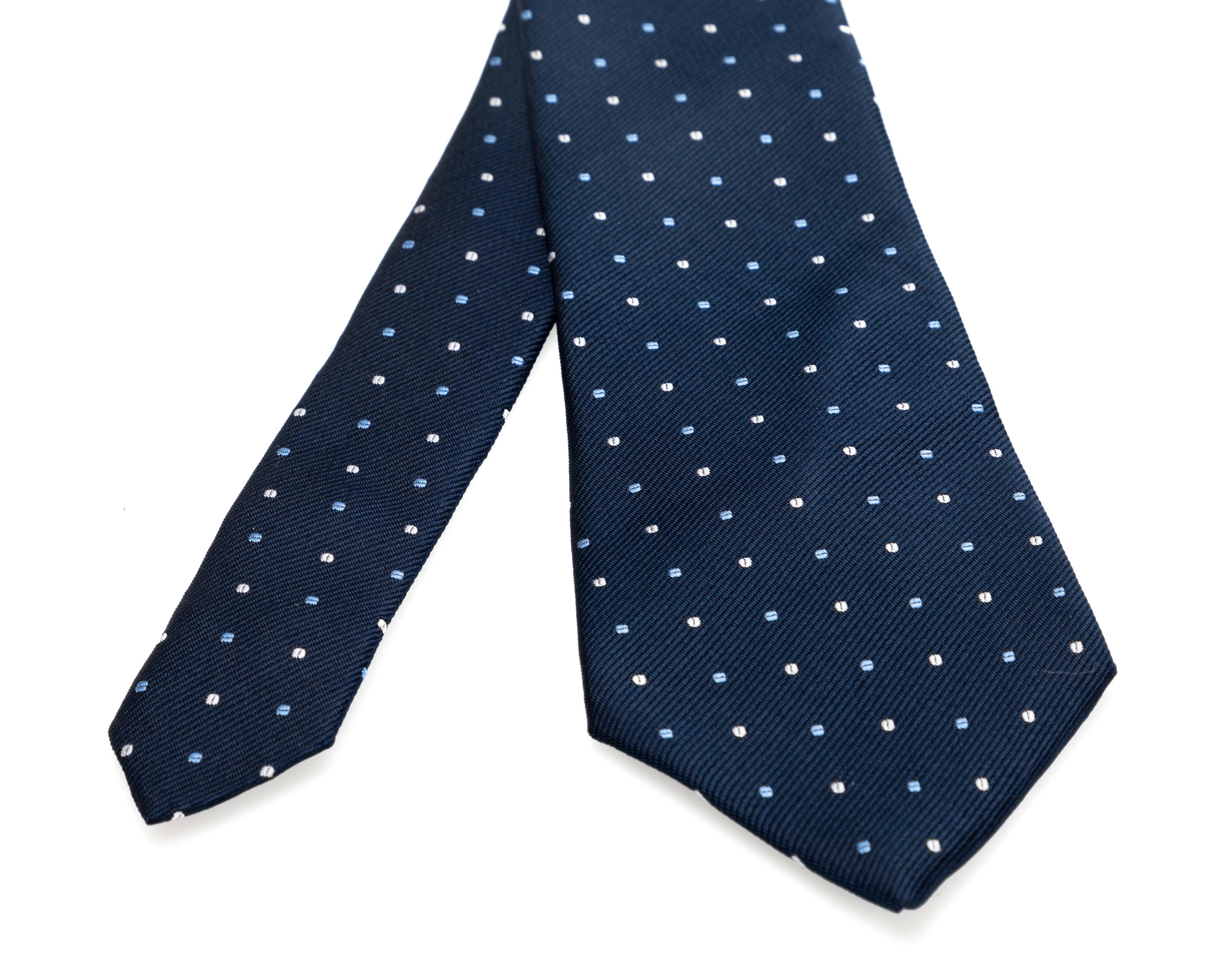 Foto 4 pulgar | Corbata de Puntos York Team Polo Club Azul