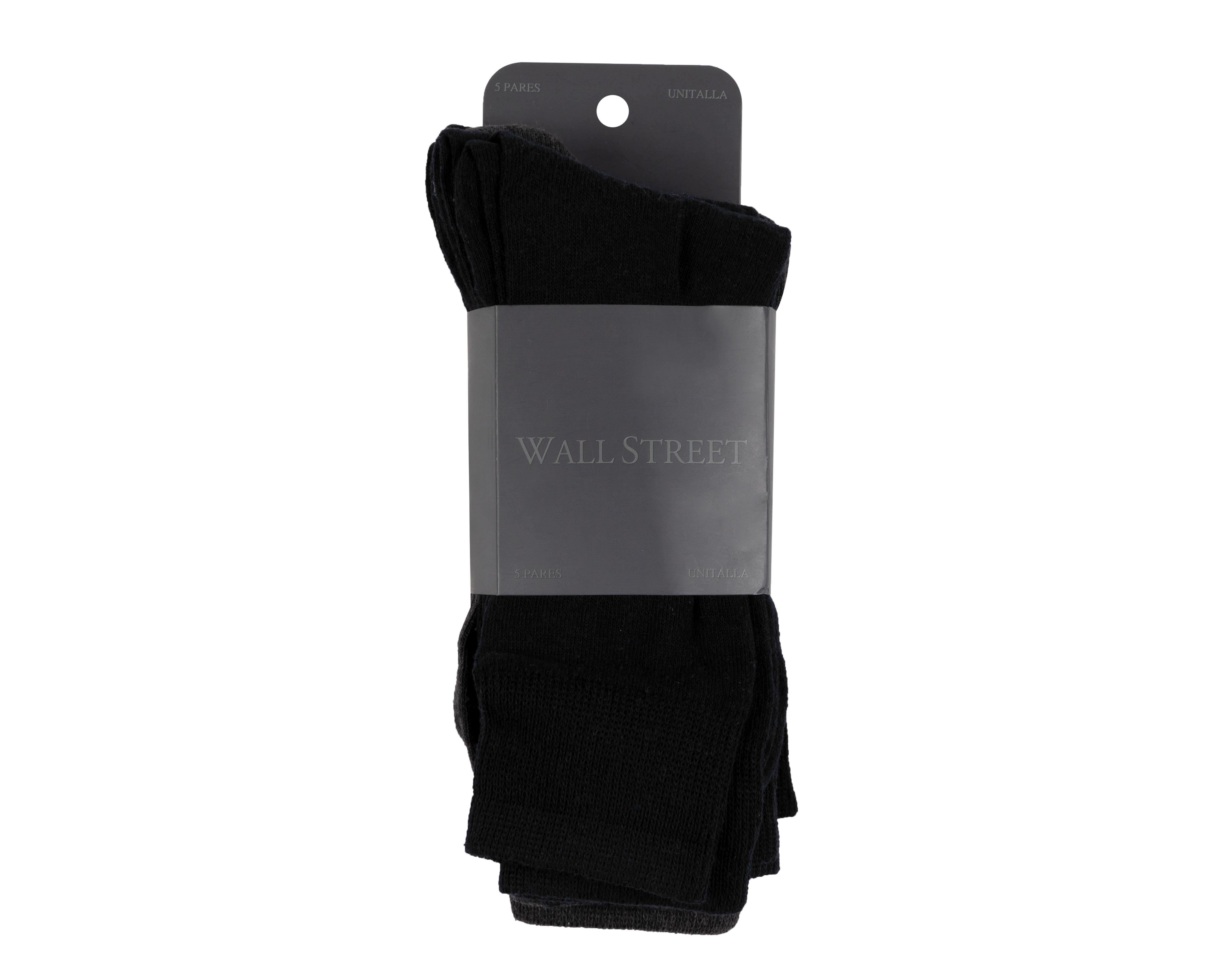 Foto 4 pulgar | Calcetas de Vestir Wall Street para Hombre 5 Pares