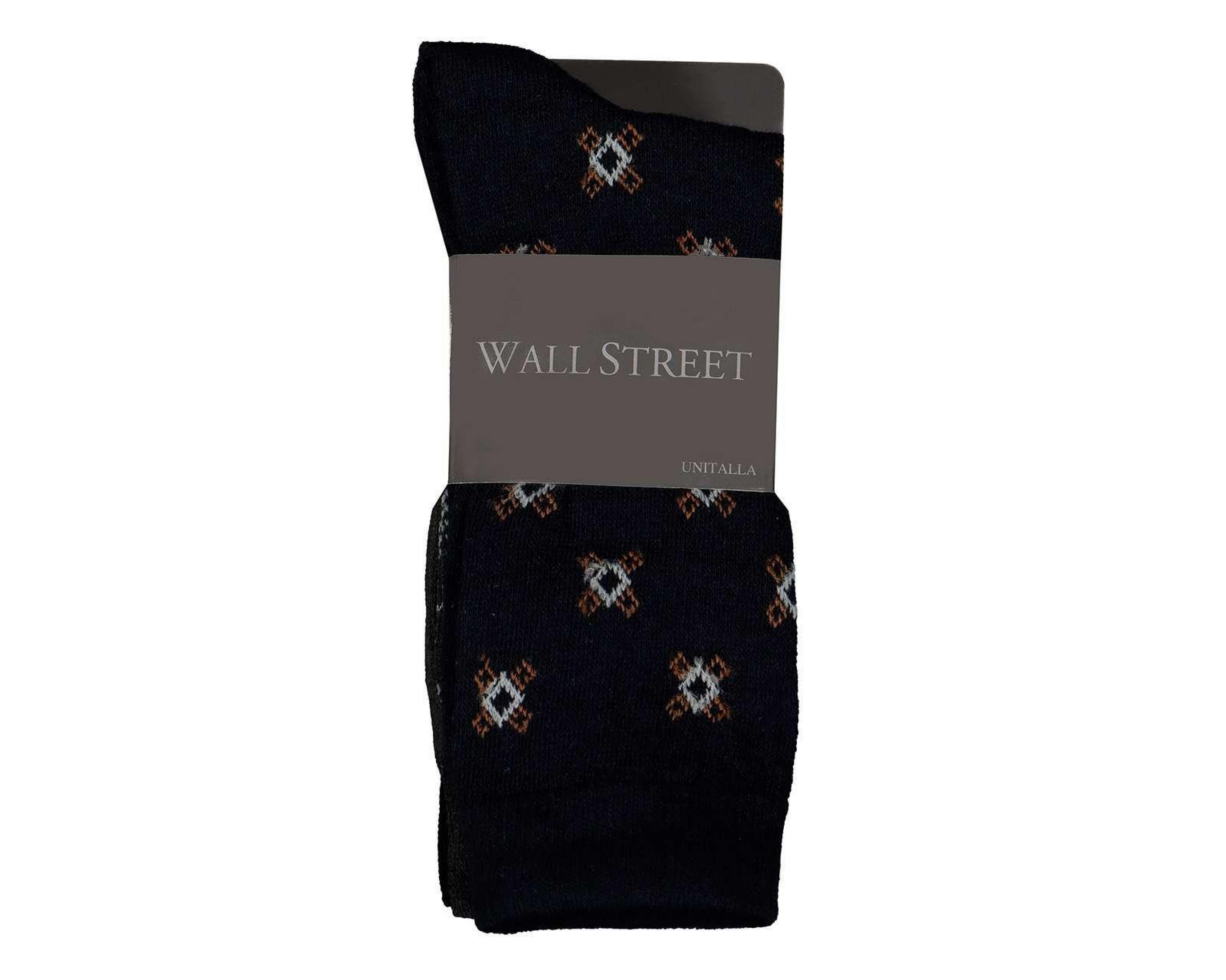 Foto 4 pulgar | Calcetas Largas Wall Street para Hombre 5 Pares