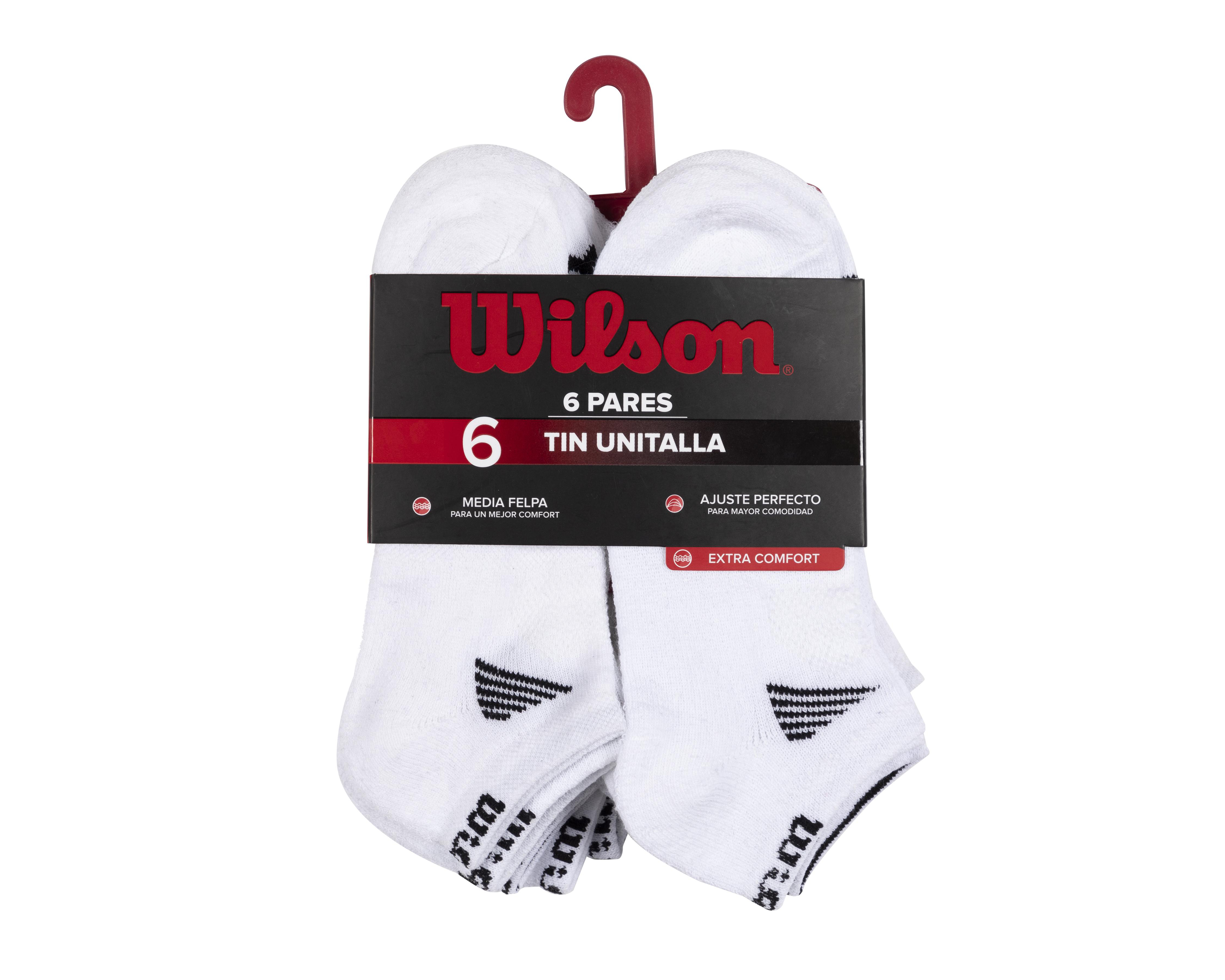 Foto 4 pulgar | Calcetas Deportivas Tines Wilson para Hombre 6 Pares