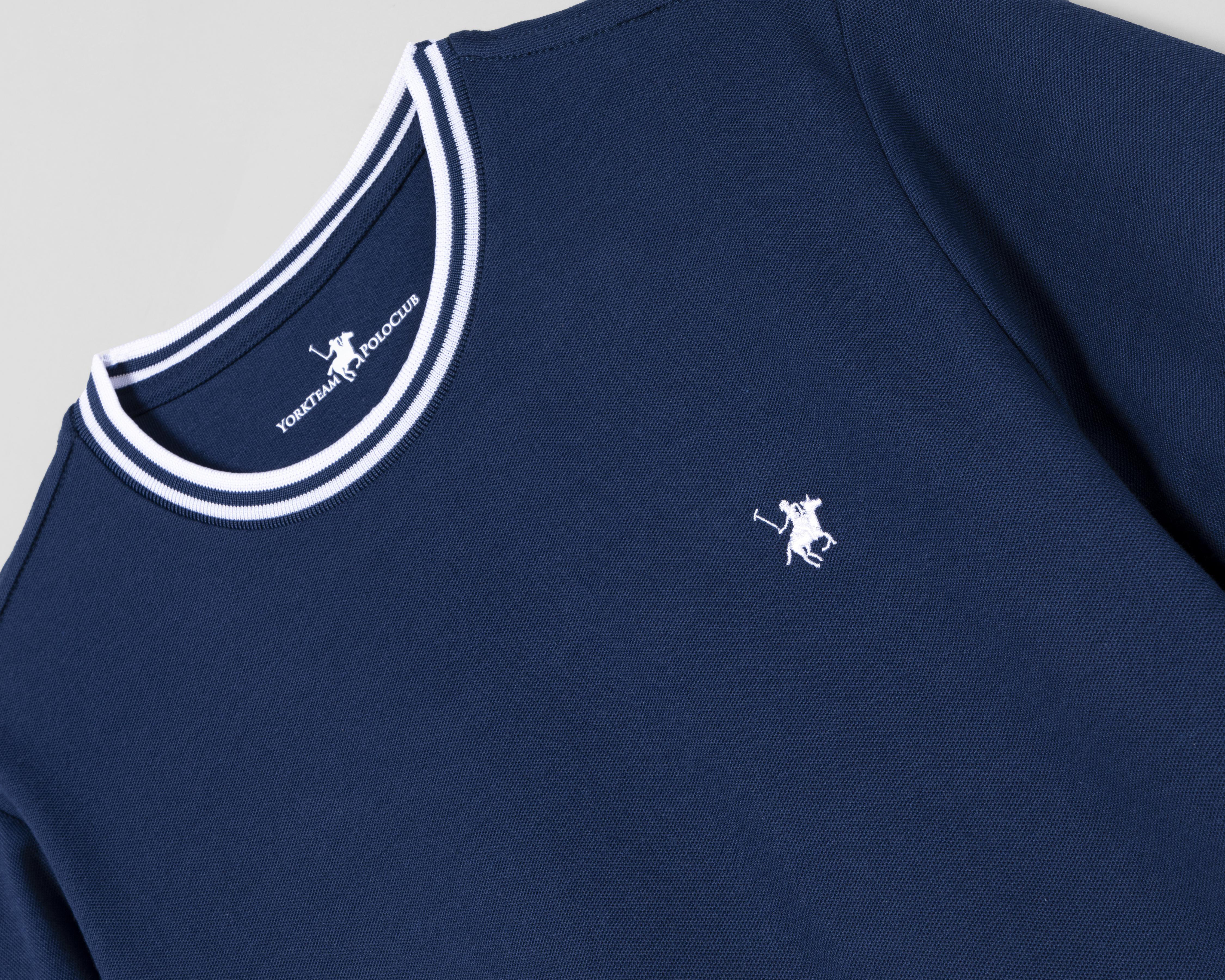 Foto 7 pulgar | Playera York Team Polo Club Cuello Redondo
