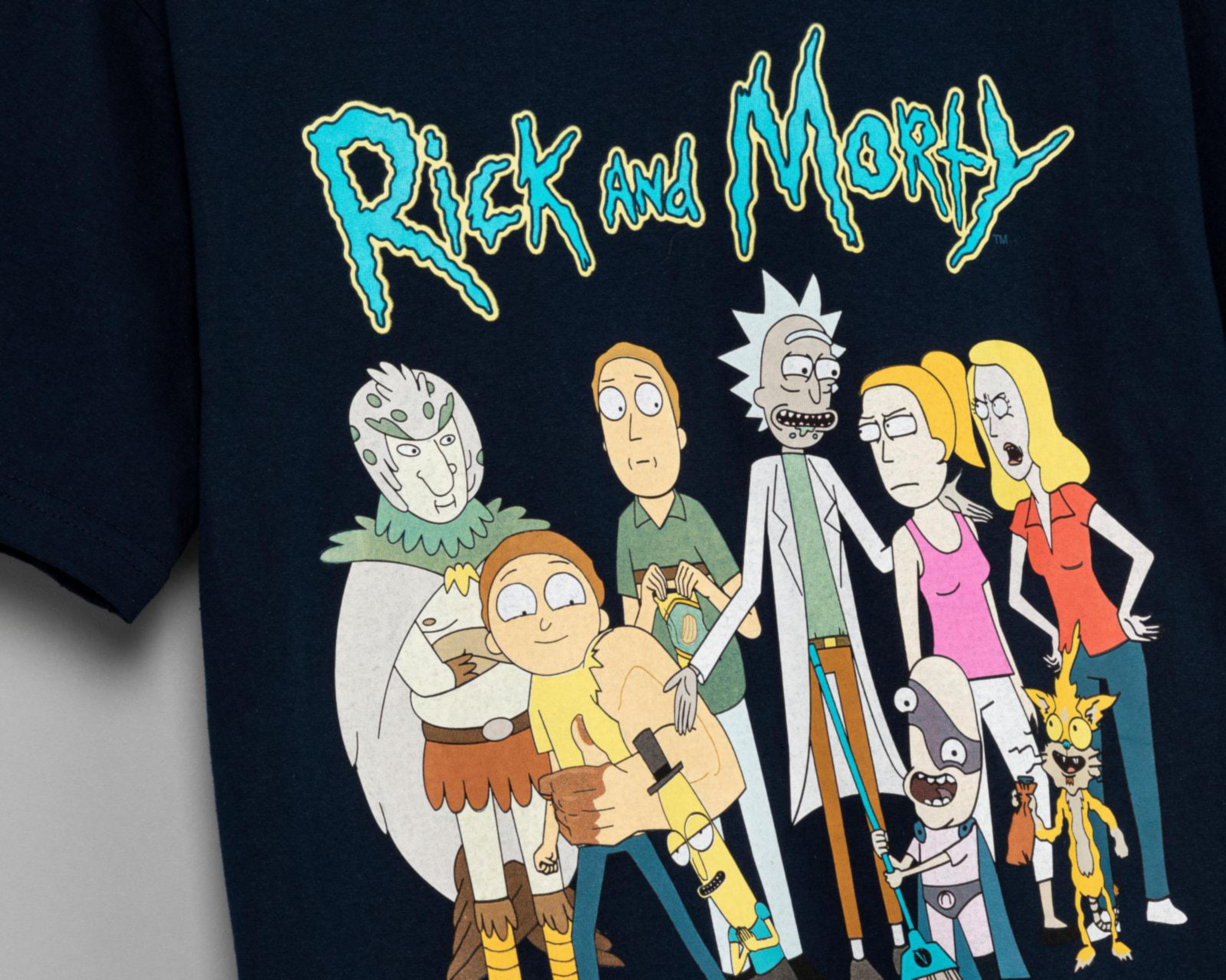 Foto 4 pulgar | Playera Rick & Morty Cuello Redondo