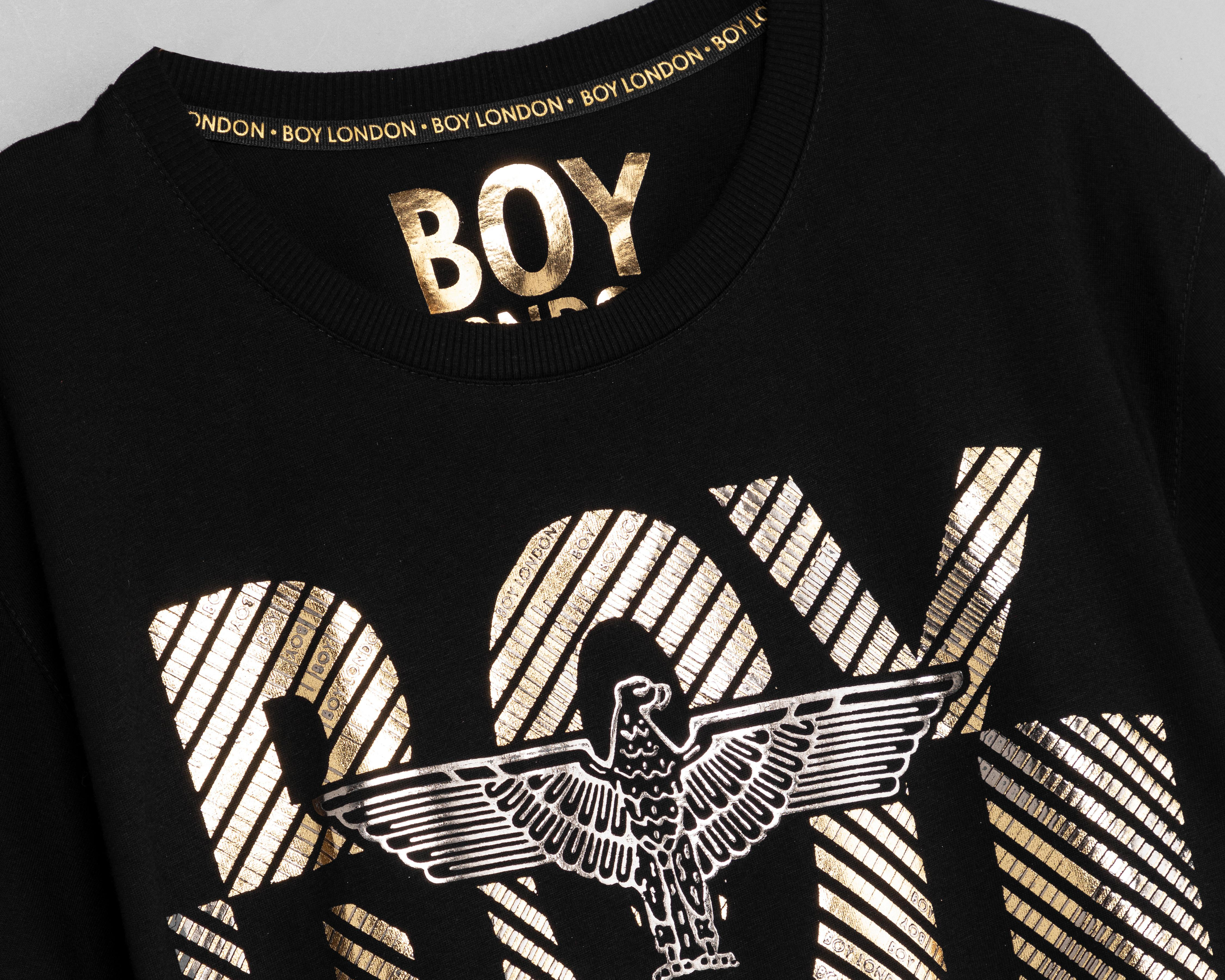 Foto 6 pulgar | Playera Boy London Cuello Redondo