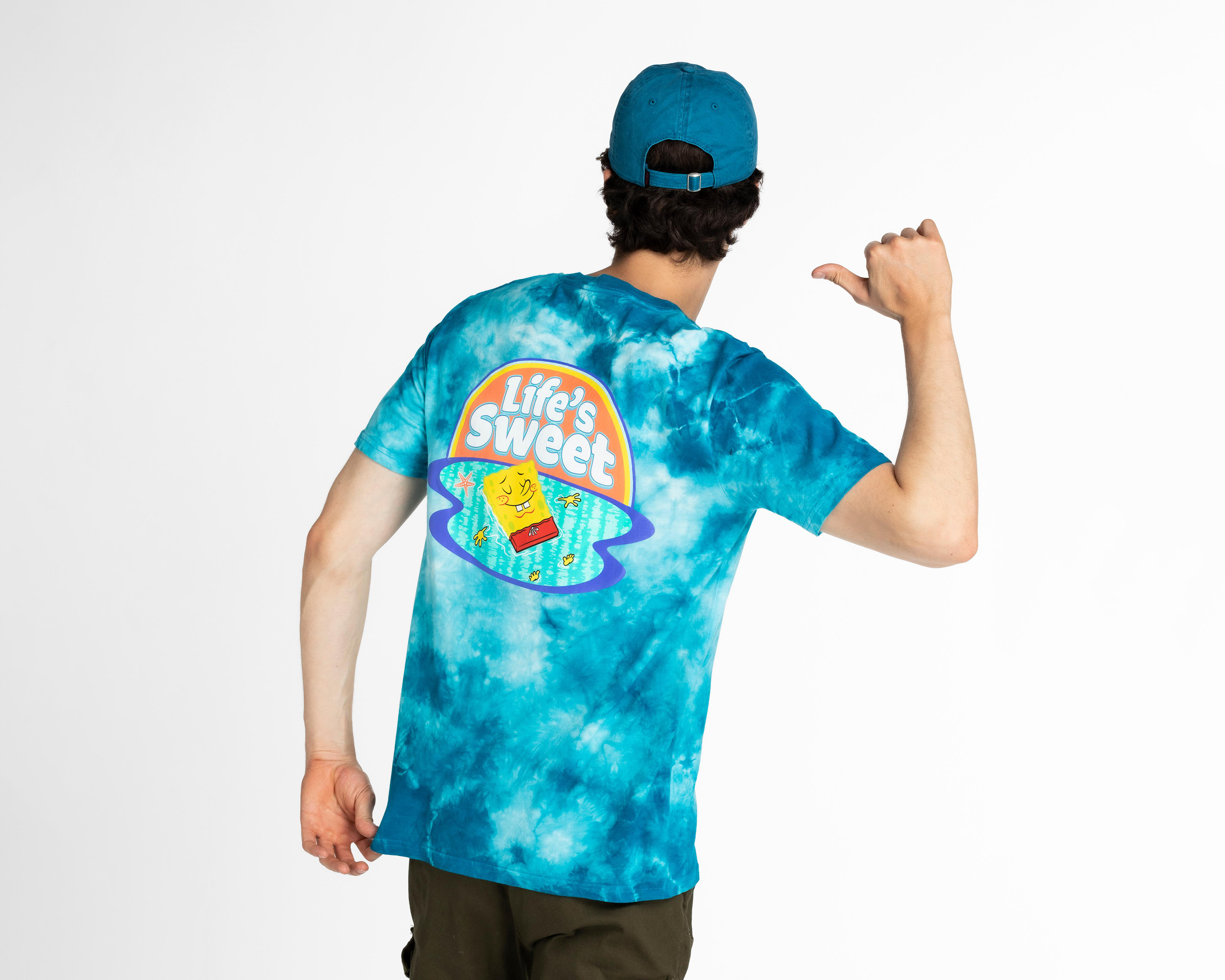 Foto 4 pulgar | Playera Bob Esponja por Refill Cuello Redondo