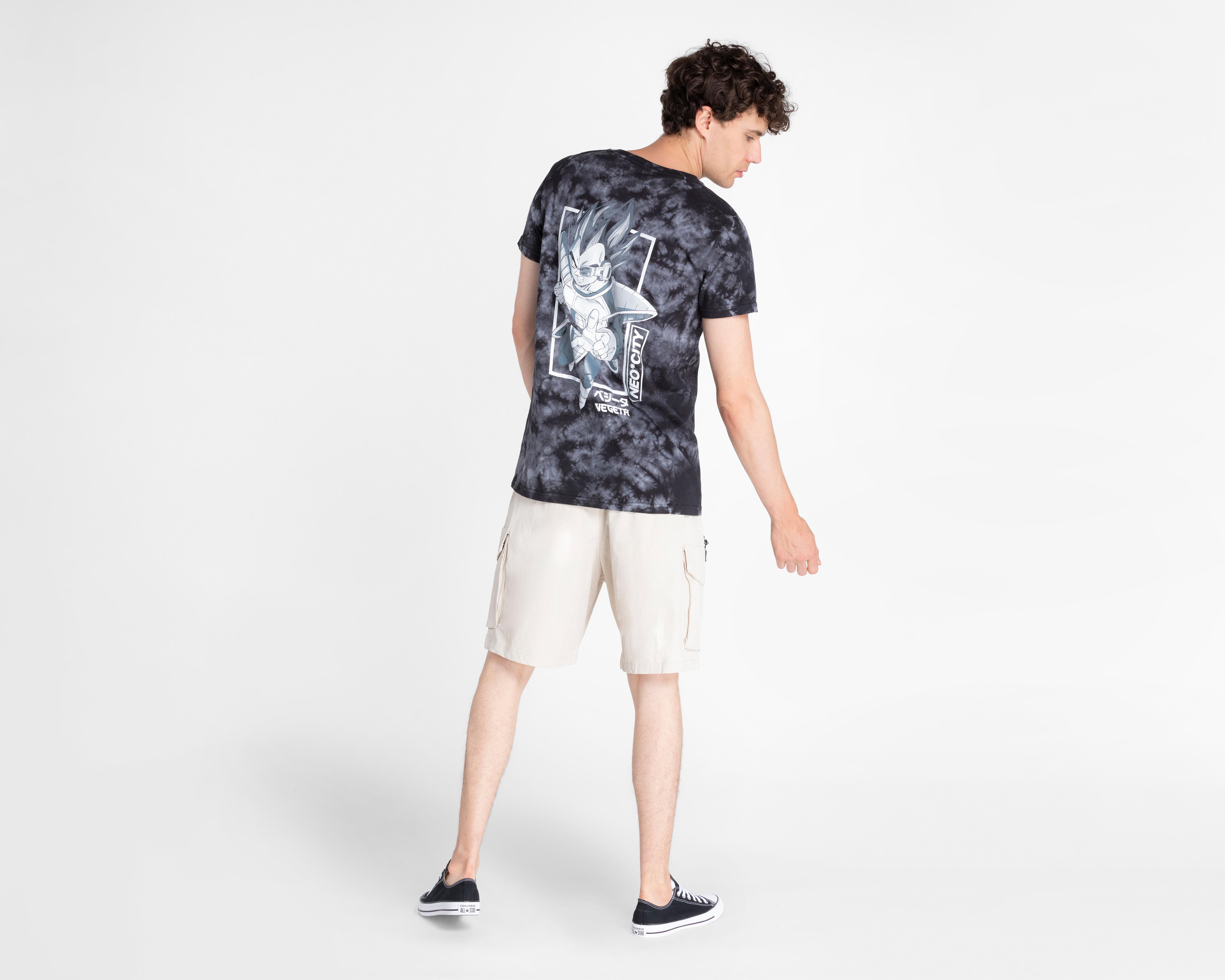 Foto 4 pulgar | Playera Dragon Ball Z por Neo City Cuello Redondo
