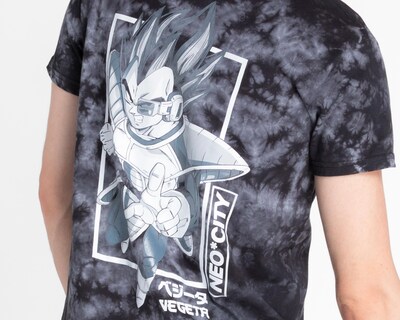 Foto 5 | Playera Dragon Ball Z por Neo City Cuello Redondo
