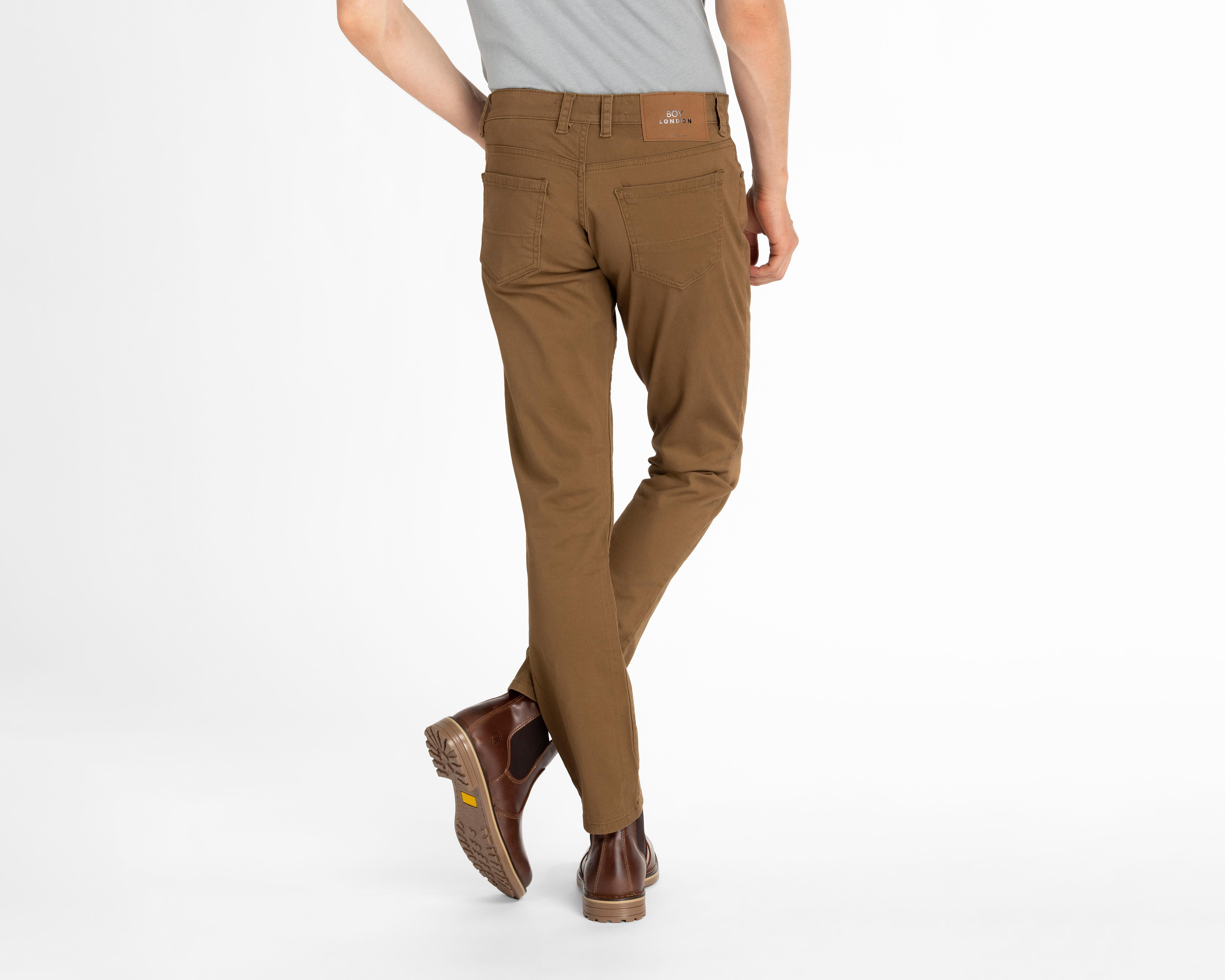 Foto 3 pulgar | Pantalón de Gabardina Boy London Slim