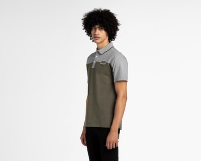 Foto 1 | Playera Polo Jeep Gris y Verde para Hombre