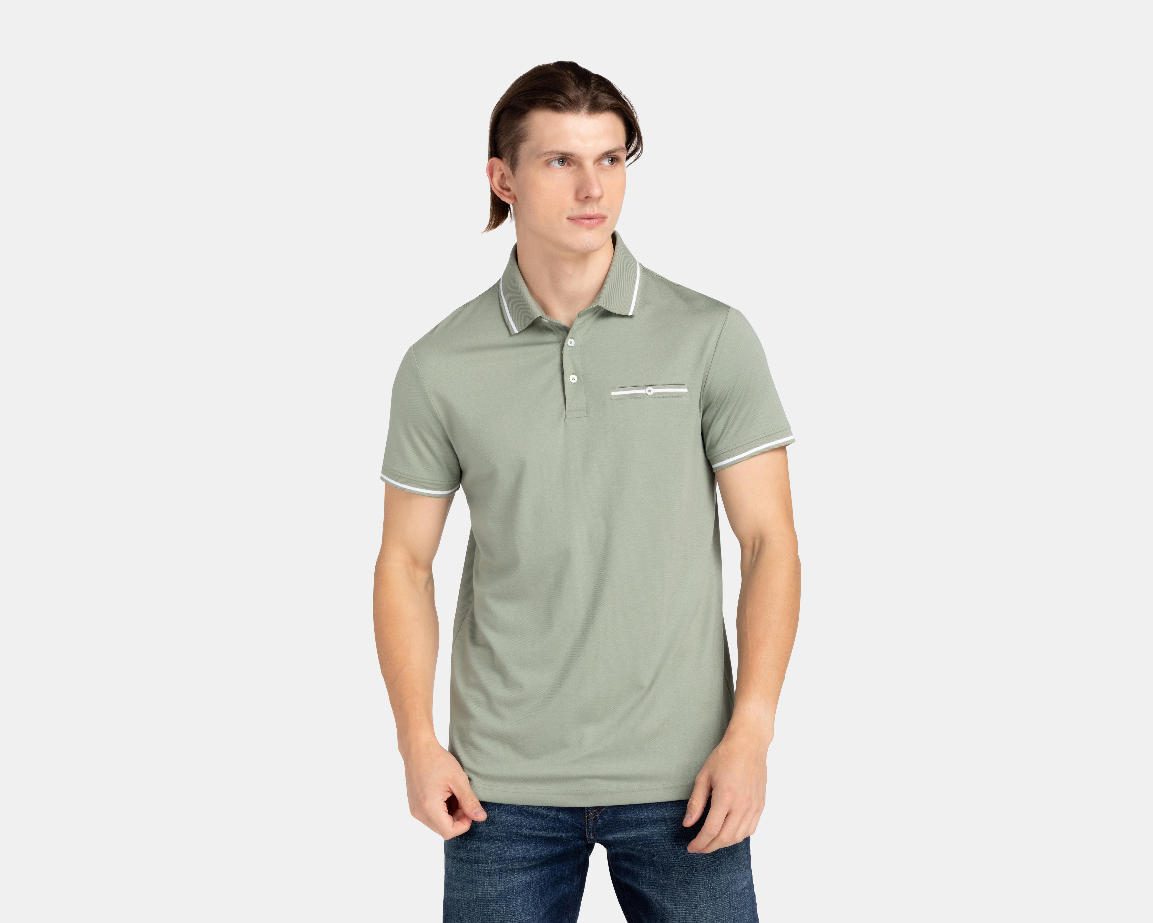 Playera Polo Porto Sur Verde para Hombre