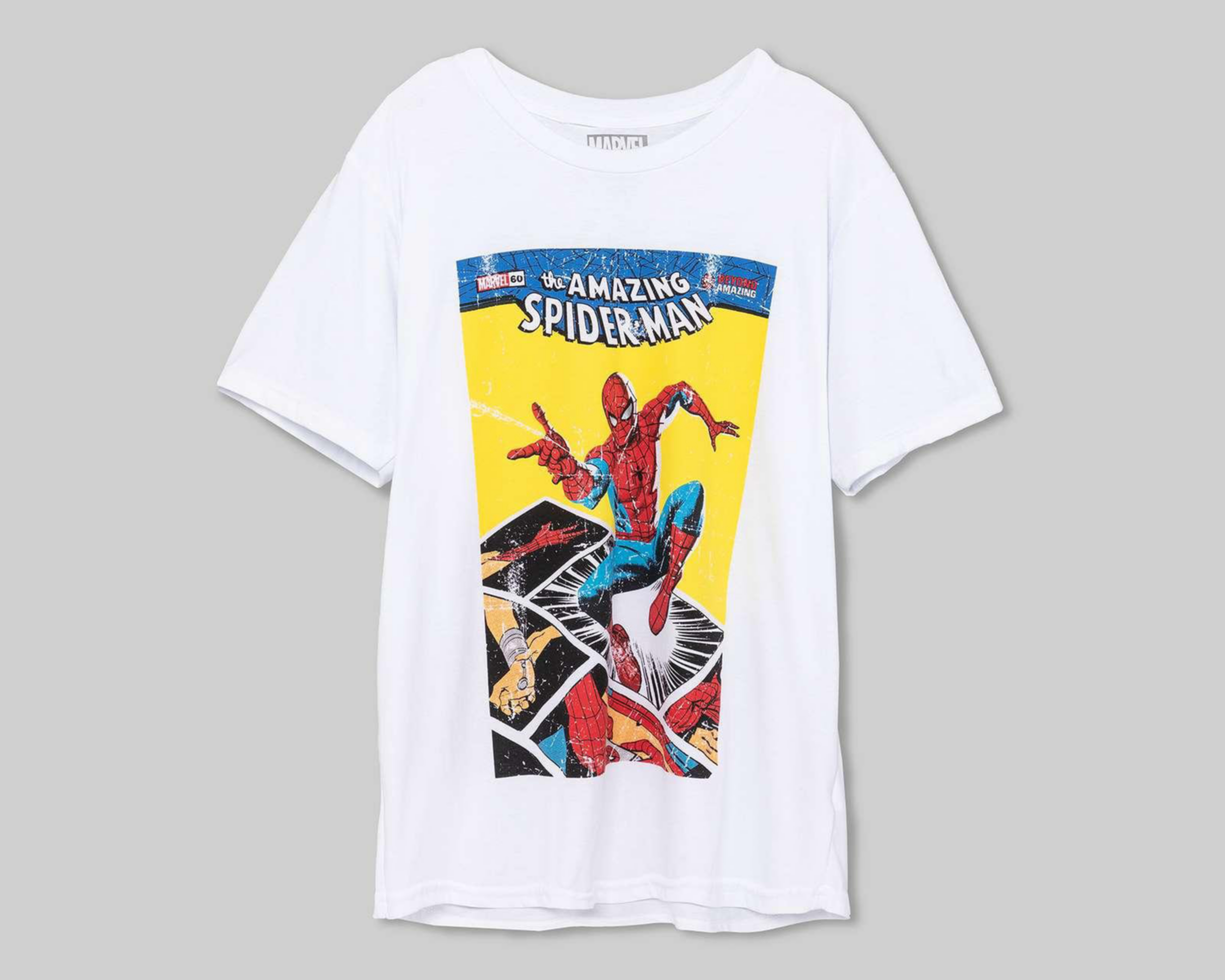 Foto 5 pulgar | Playera Spider-Man Cuello Redondo