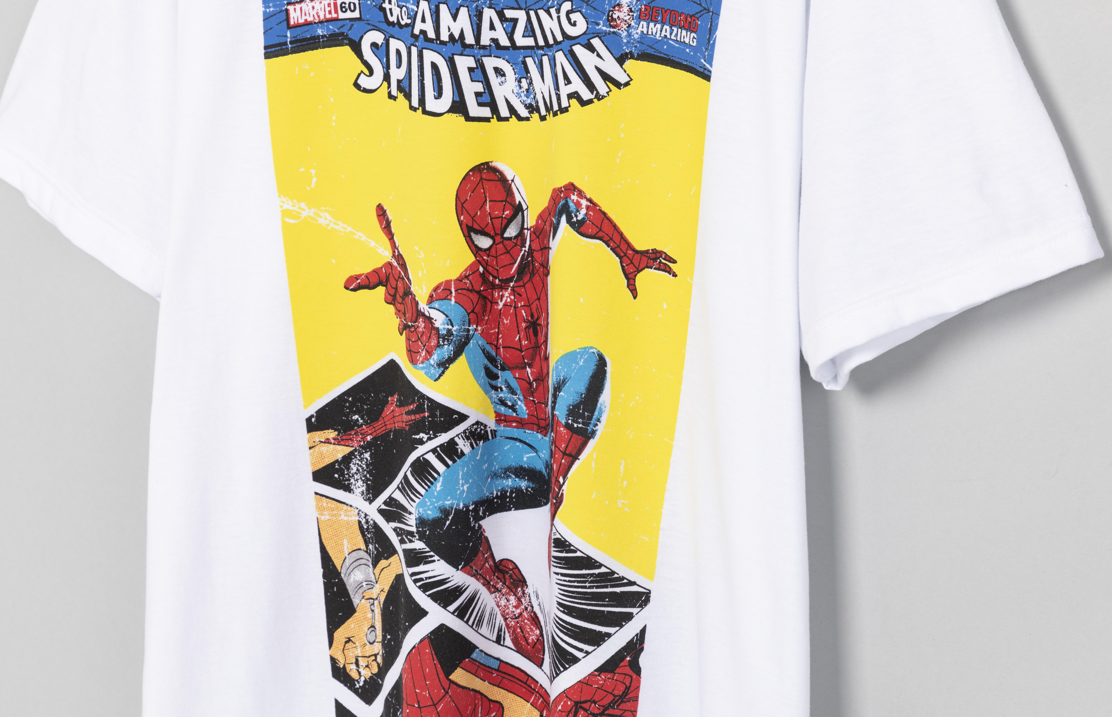 Foto 6 pulgar | Playera Spider-Man Cuello Redondo