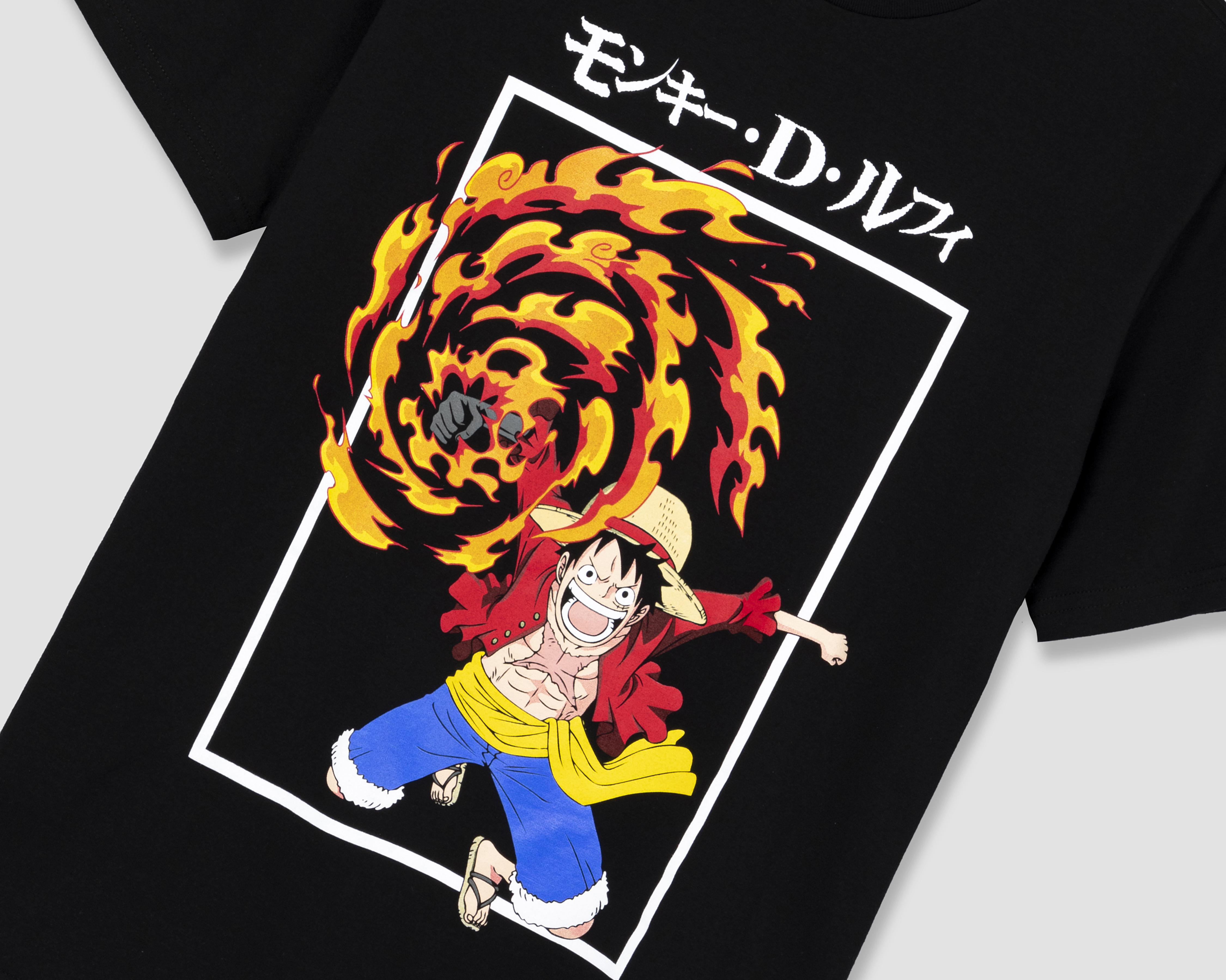 Foto 6 pulgar | Playera One Piece Cuello Redondo