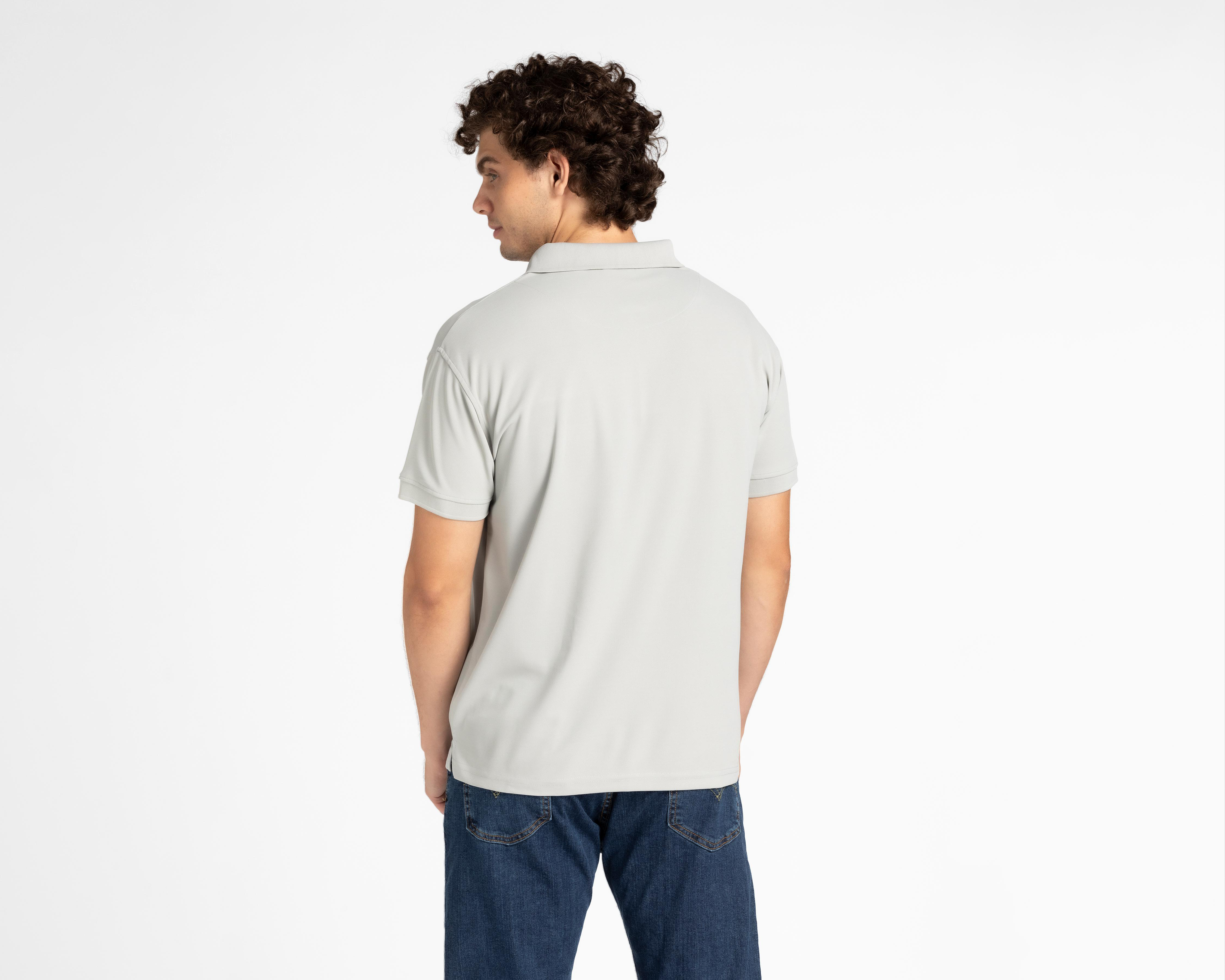 Foto 3 pulgar | Playera Polo Jeep Gris para Hombre