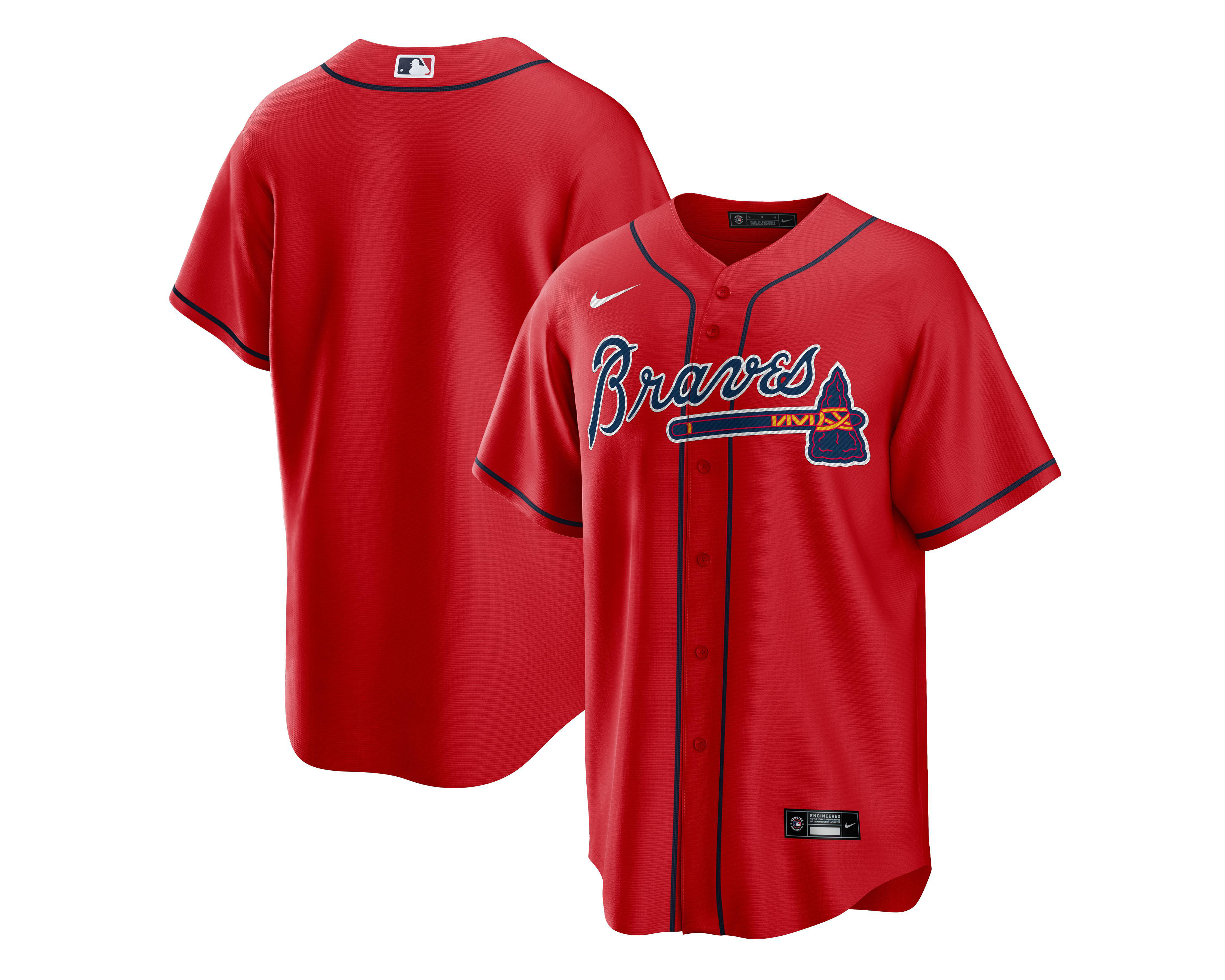 Foto 2 pulgar | Casaca Nike MLB Atlanta Braves