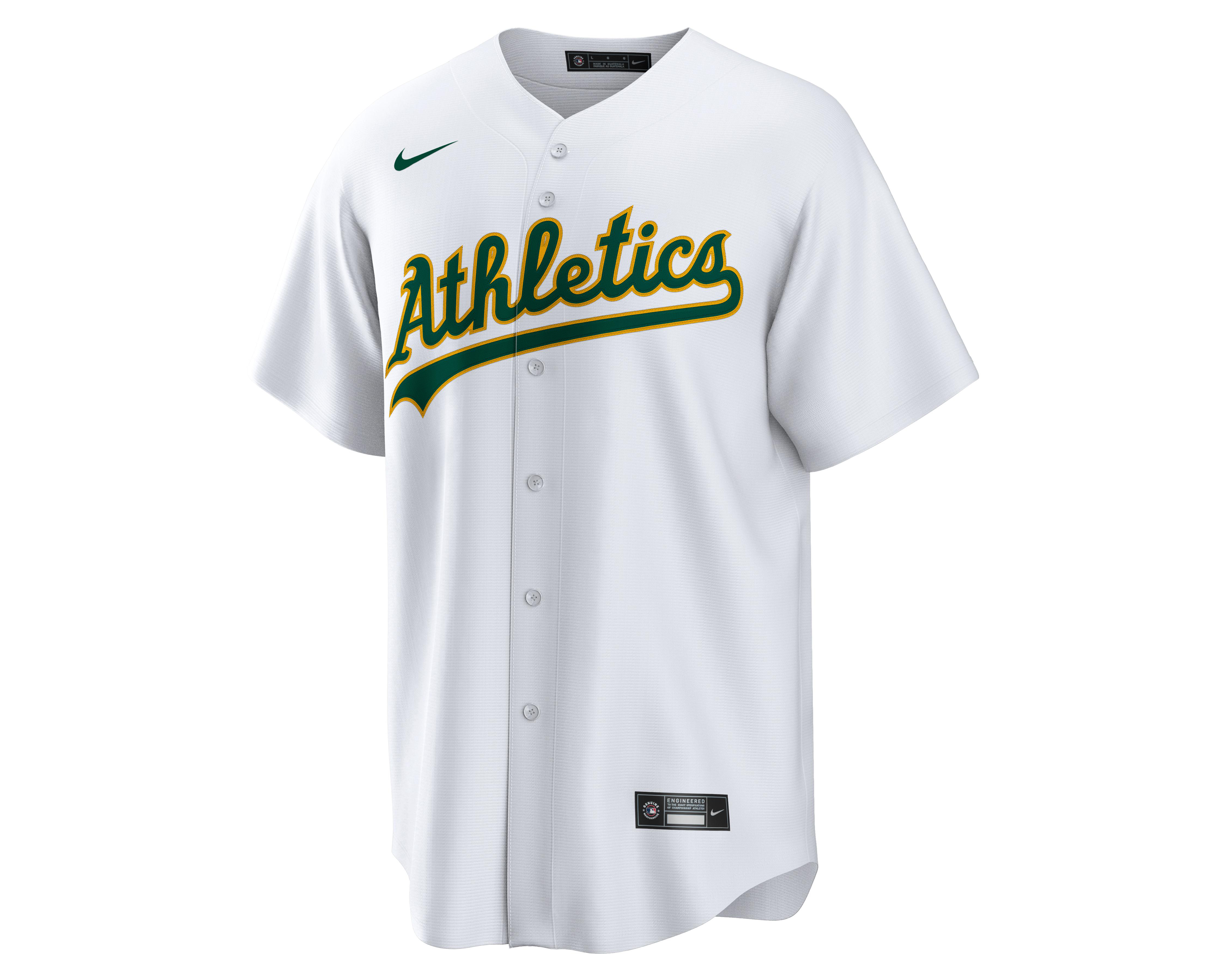 Foto 2 | Casaca Nike MLB Oakland Athletics Réplica