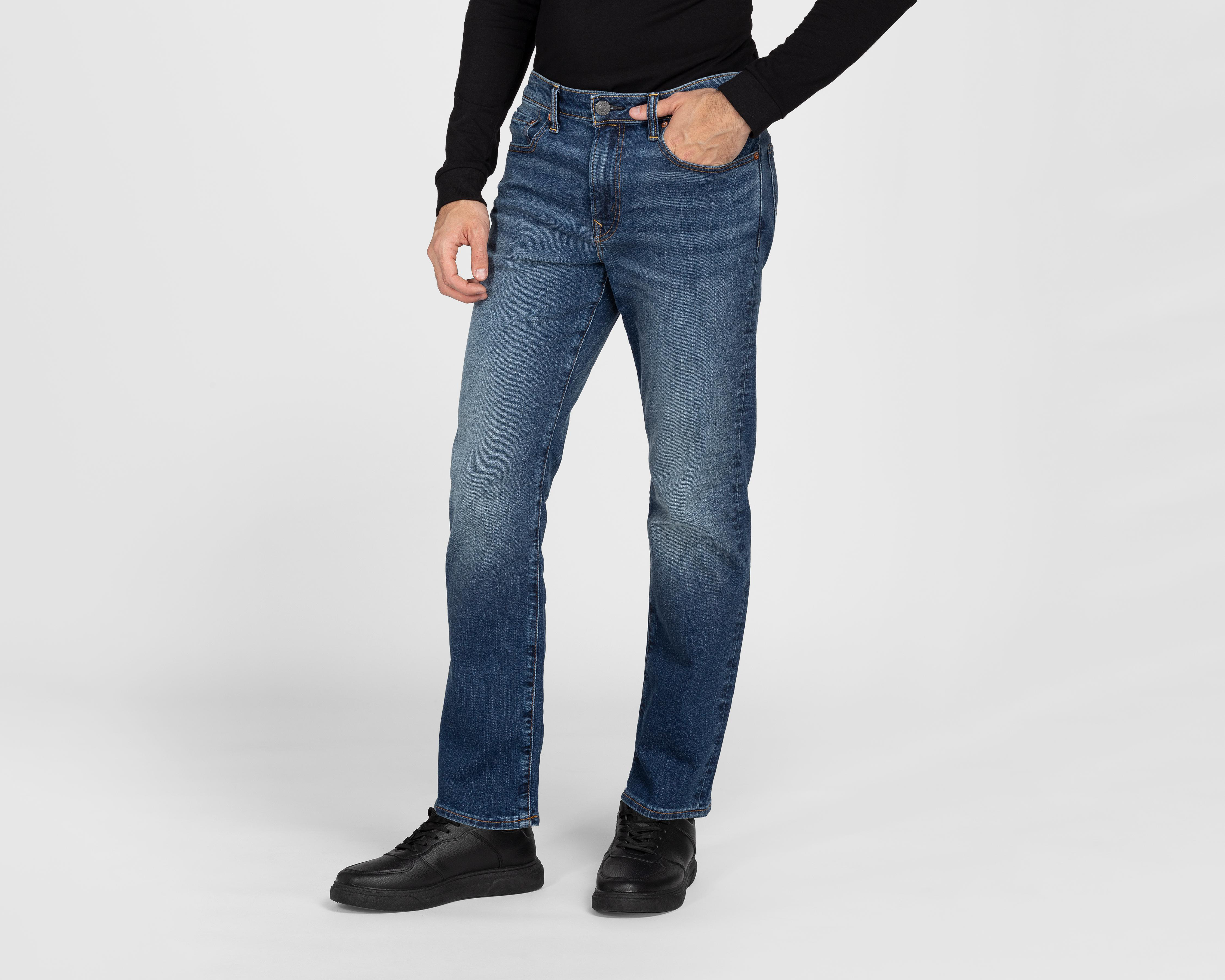 Foto 2 pulgar | Jeans American Eagle Slim Straigth para Hombre