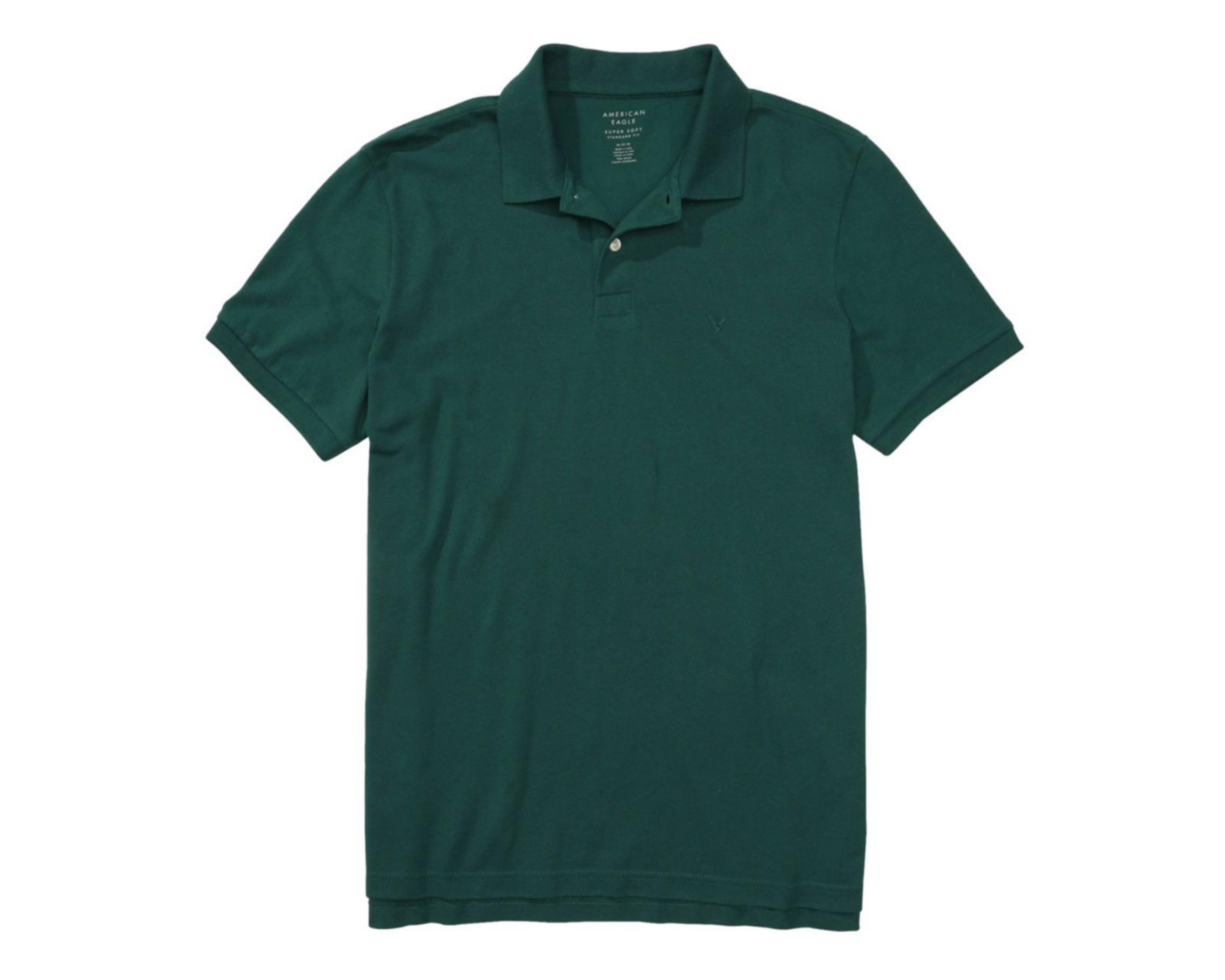Foto 4 pulgar | Playera Polo American Eagle Verde para Hombre