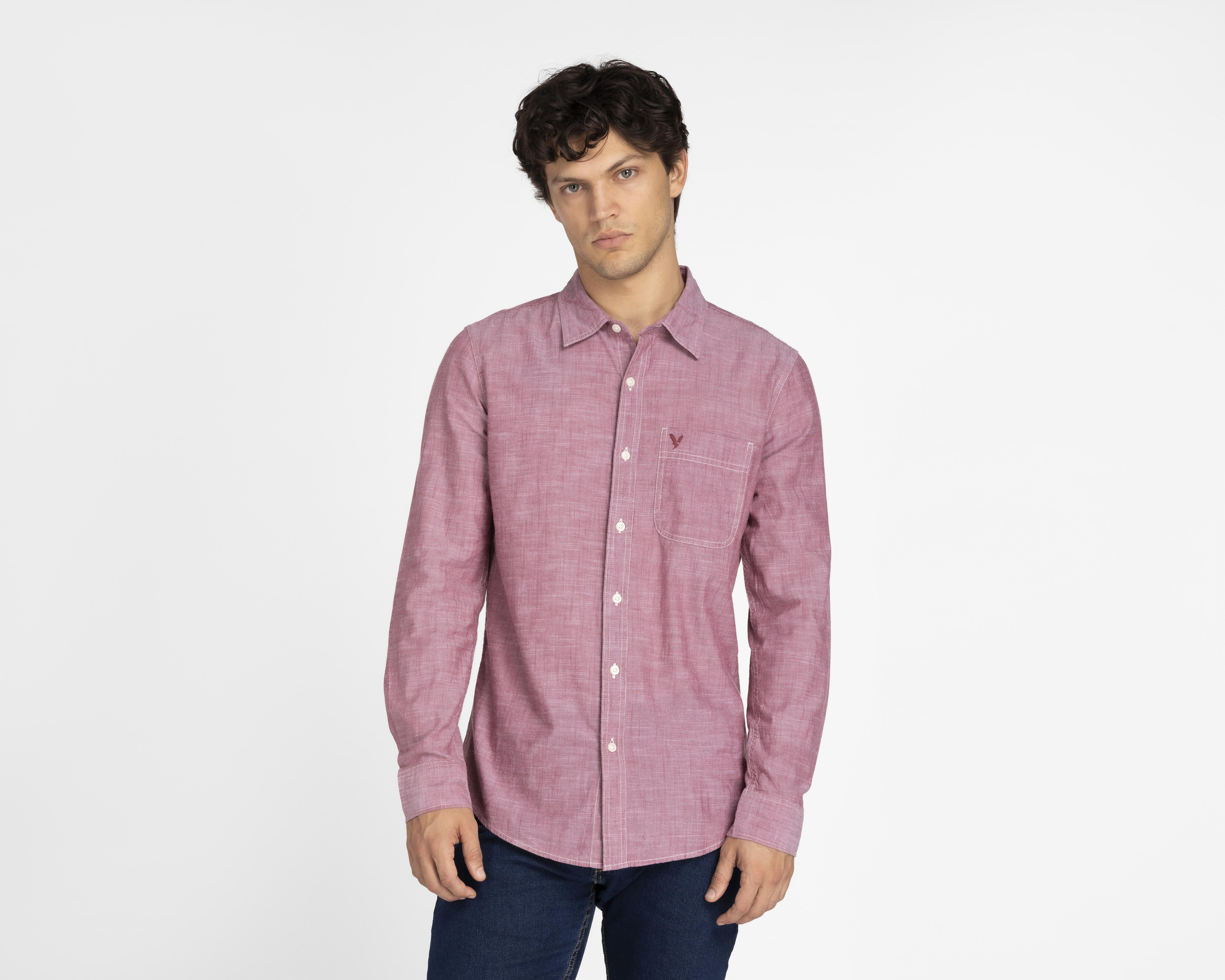 Foto 2 pulgar | Camisa Casual American Eagle Slim Fit Lisa