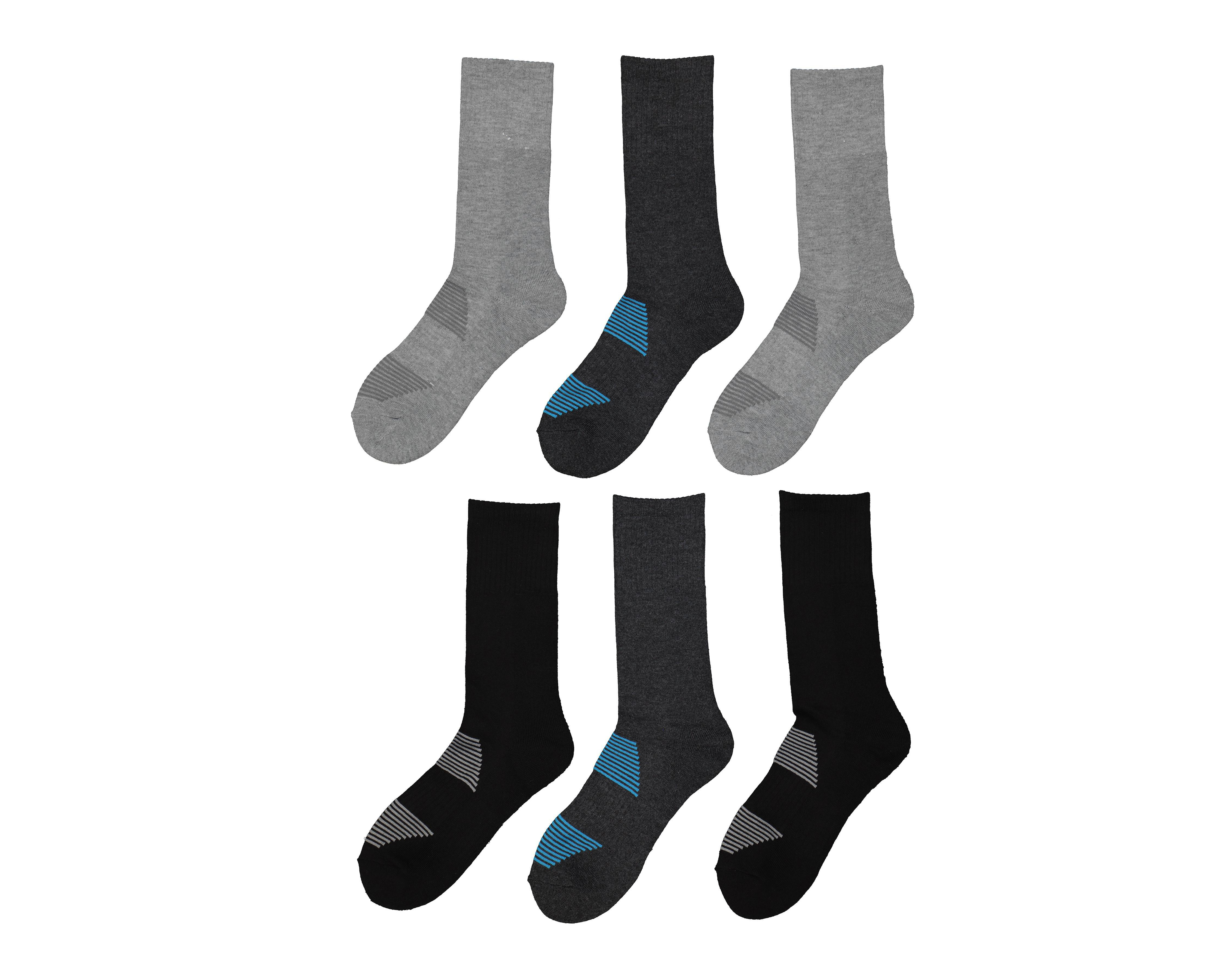Foto 2 pulgar | Calcetas Deportivas Largas Sportline Cooltek para Hombre 6 Pares