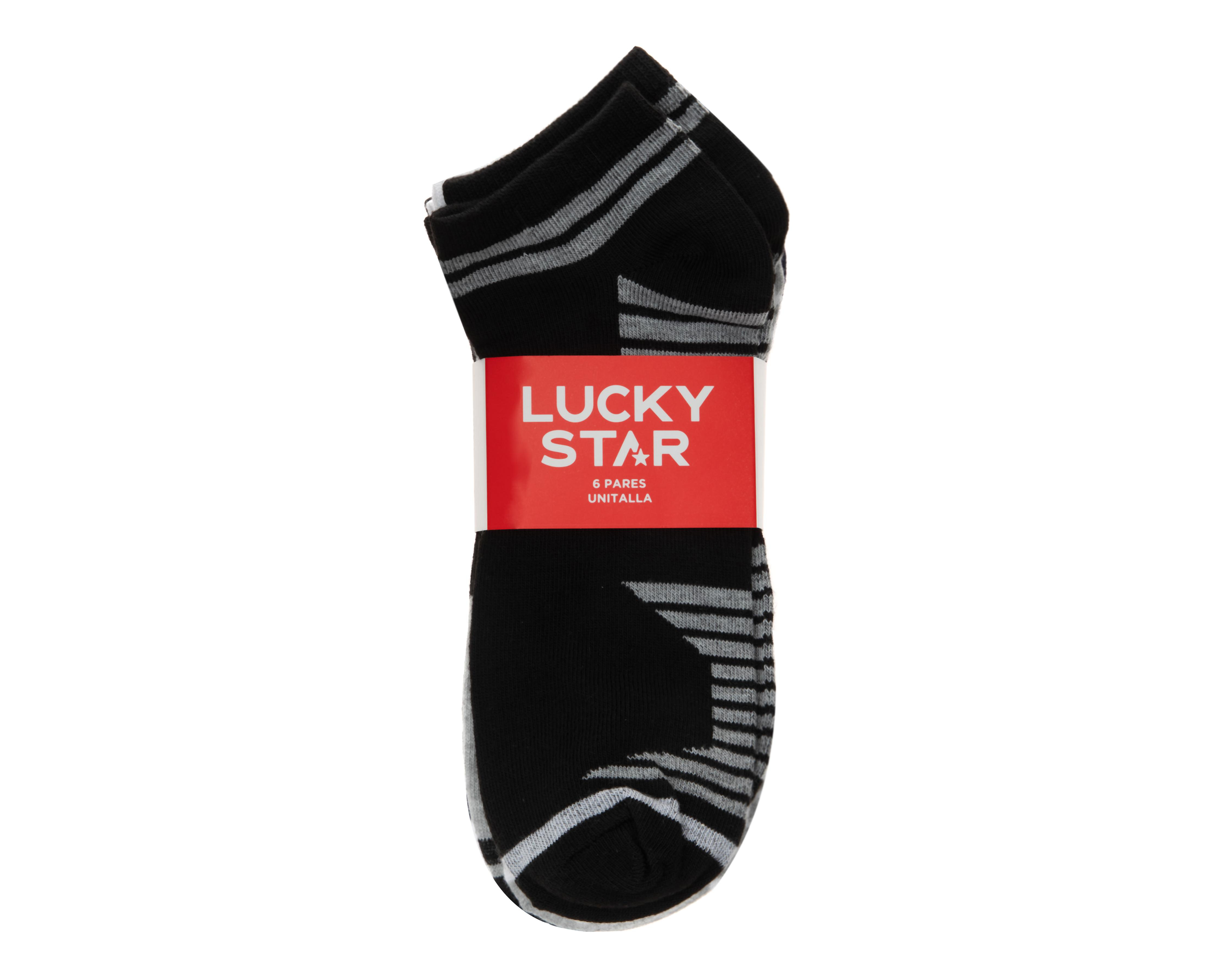 Foto 4 pulgar | Calcetas Tines Lucky Star para Hombre 6 Pares