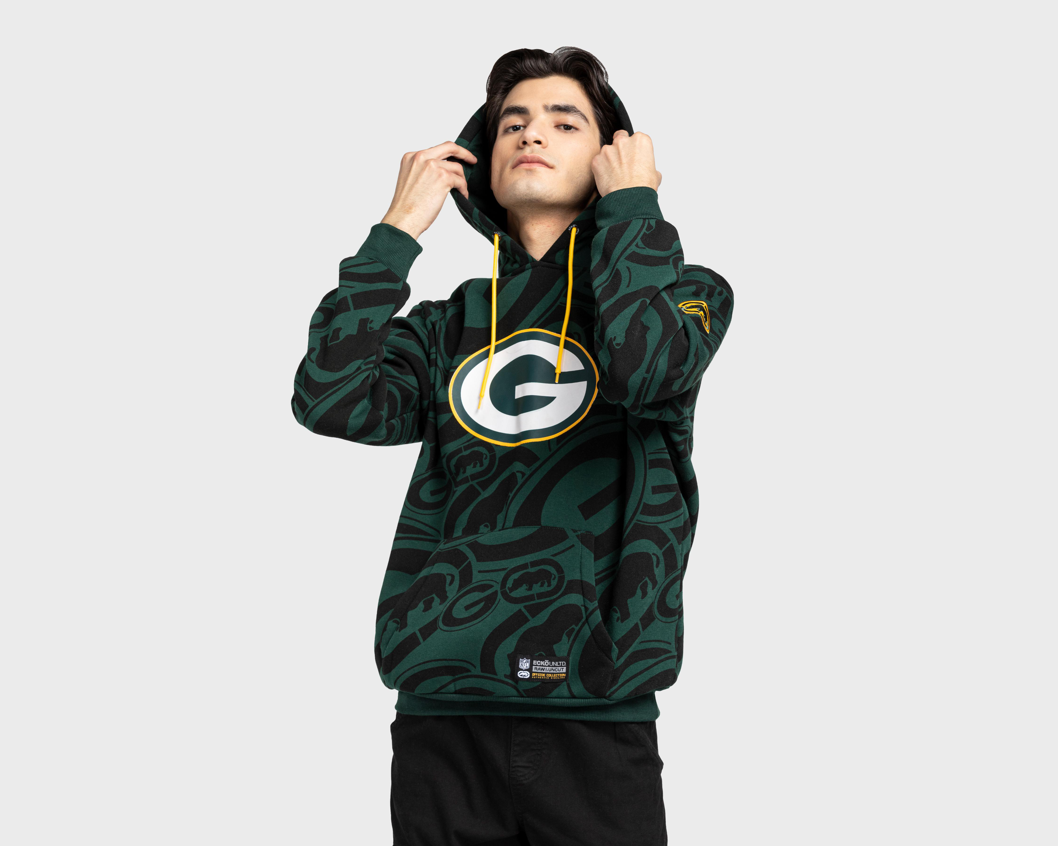 Foto 2 pulgar | Sudadera Eckó Unltd. Green Bay Packers