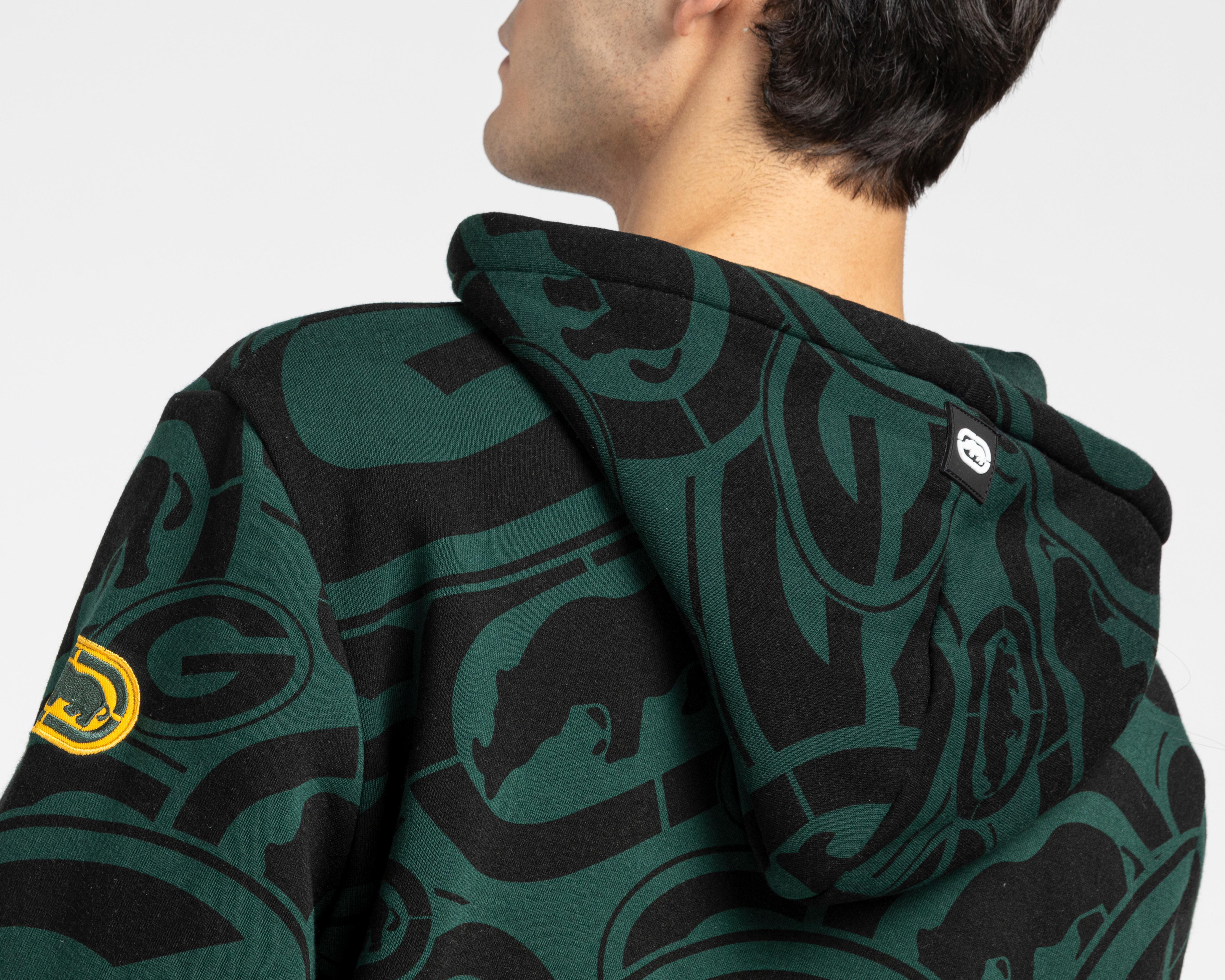 Foto 6 pulgar | Sudadera Eckó Unltd. Green Bay Packers