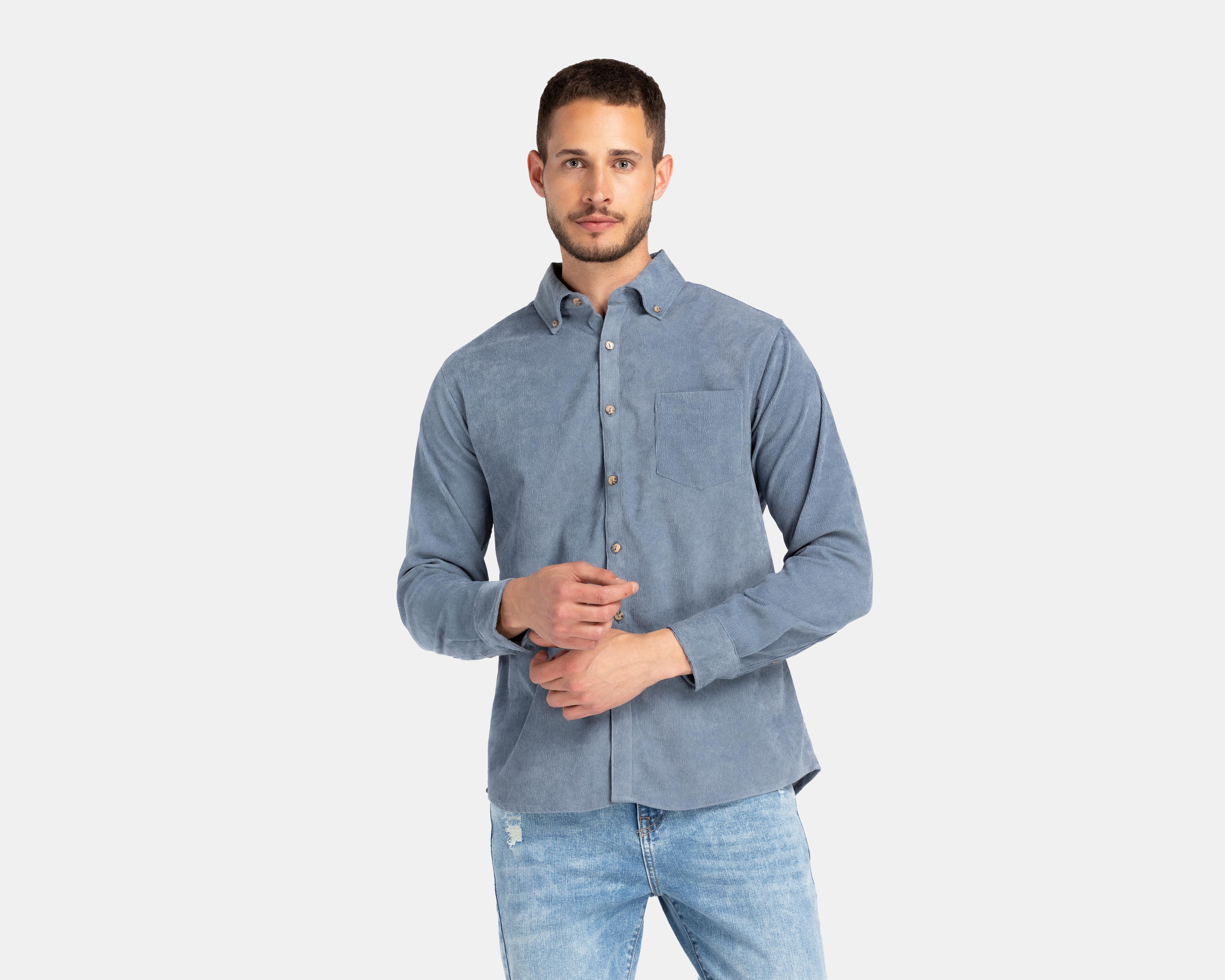 Foto 2 pulgar | Camisa Casual Porto Sur Regular Fit Lisa