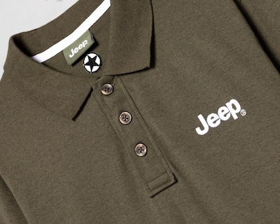 Foto 6 | Playera Polo Jeep Manga Larga Verde para Hombre