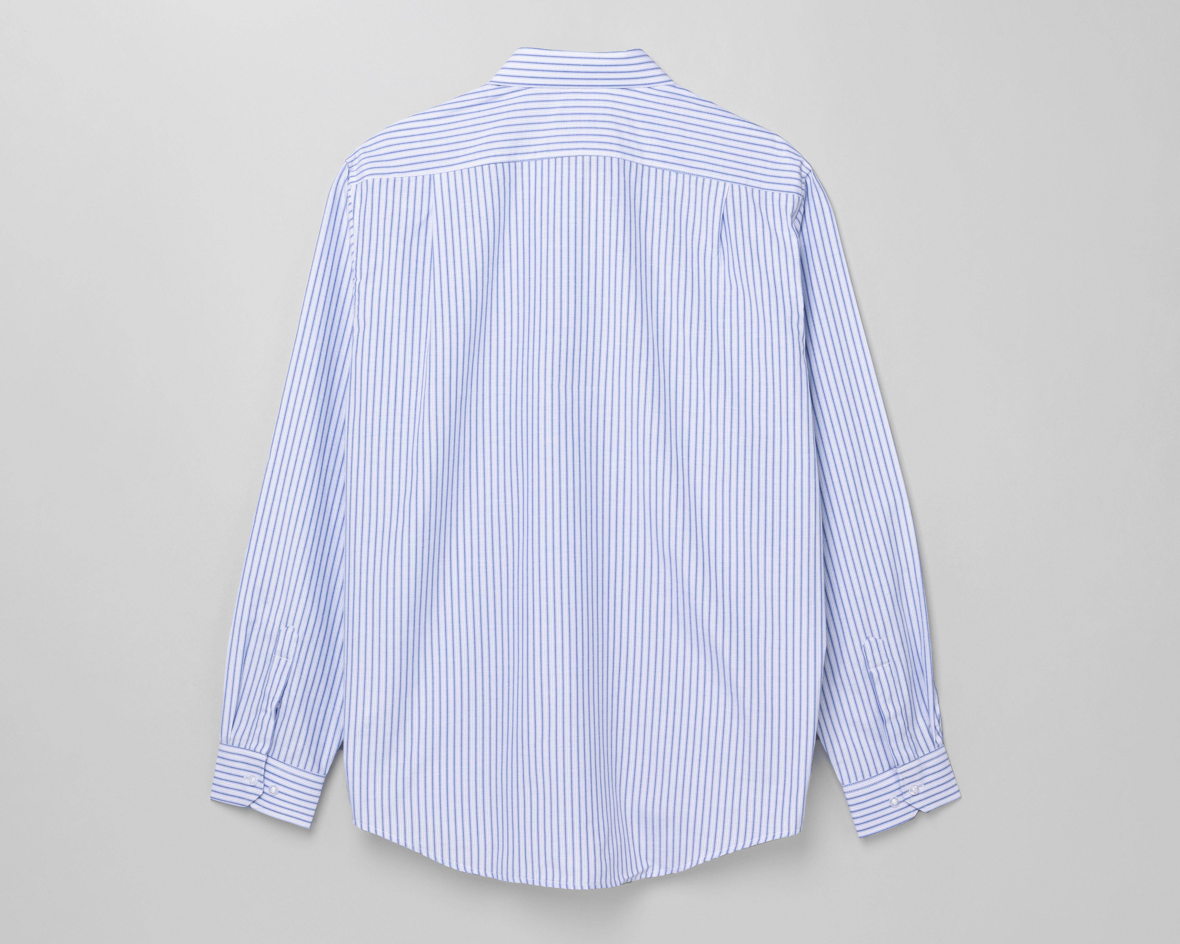 Foto 3 pulgar | Camisa de Vestir Wall Street Manga Larga Cuello Americano