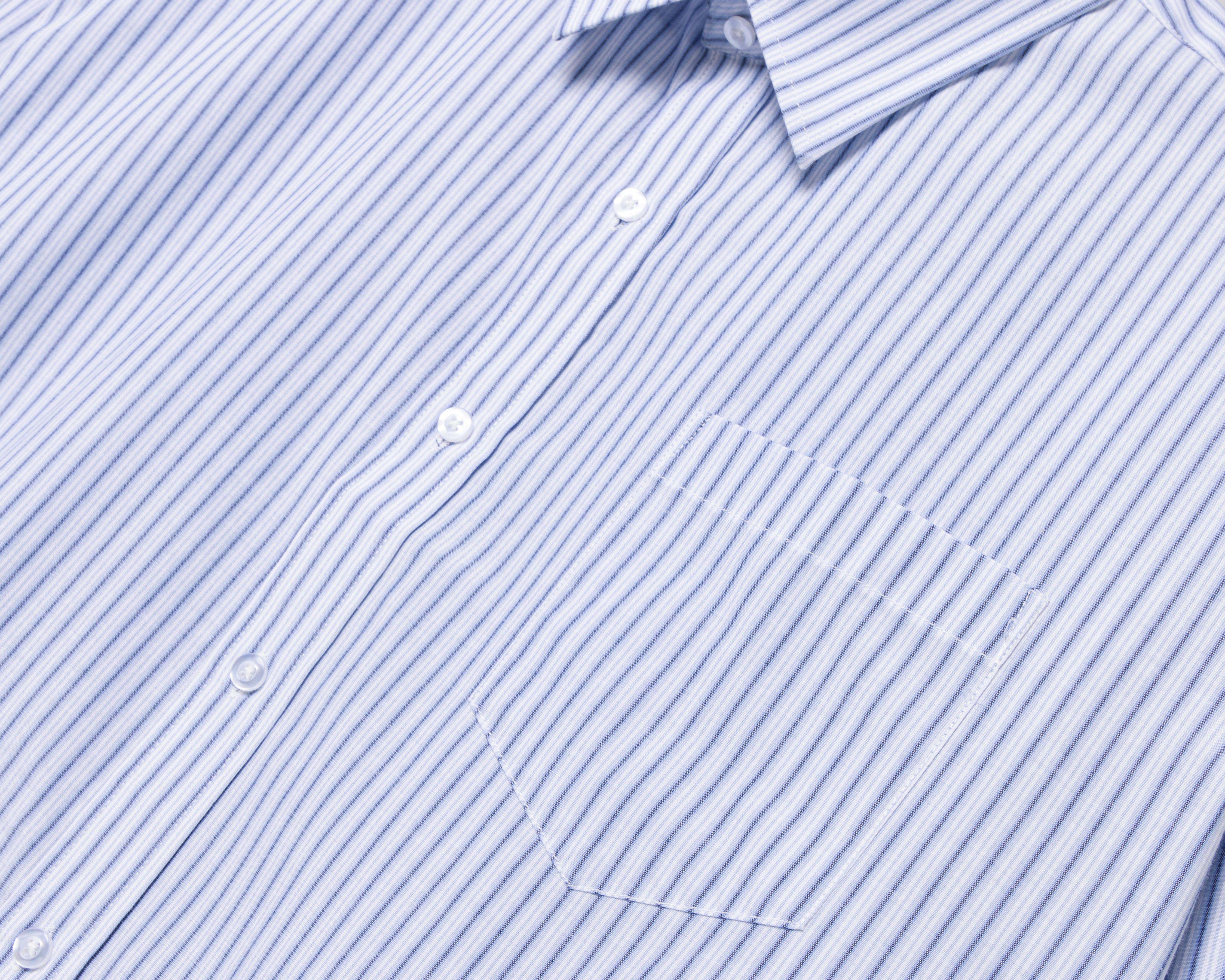 Foto 4 pulgar | Camisa de Vestir Wall Street Manga Larga Cuello Americano