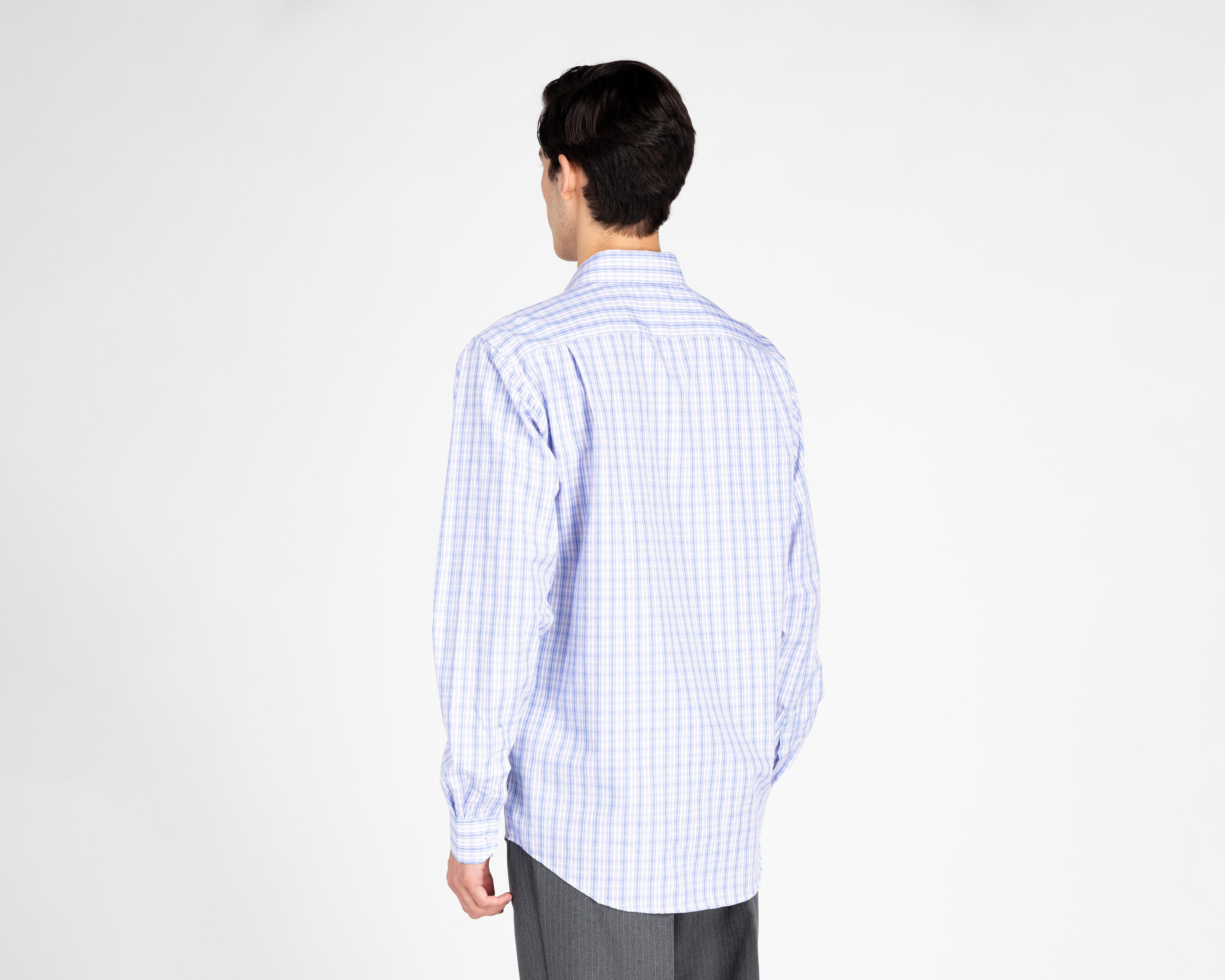 Foto 3 pulgar | Camisa de Vestir Wall Street Manga Larga Cuello Americano