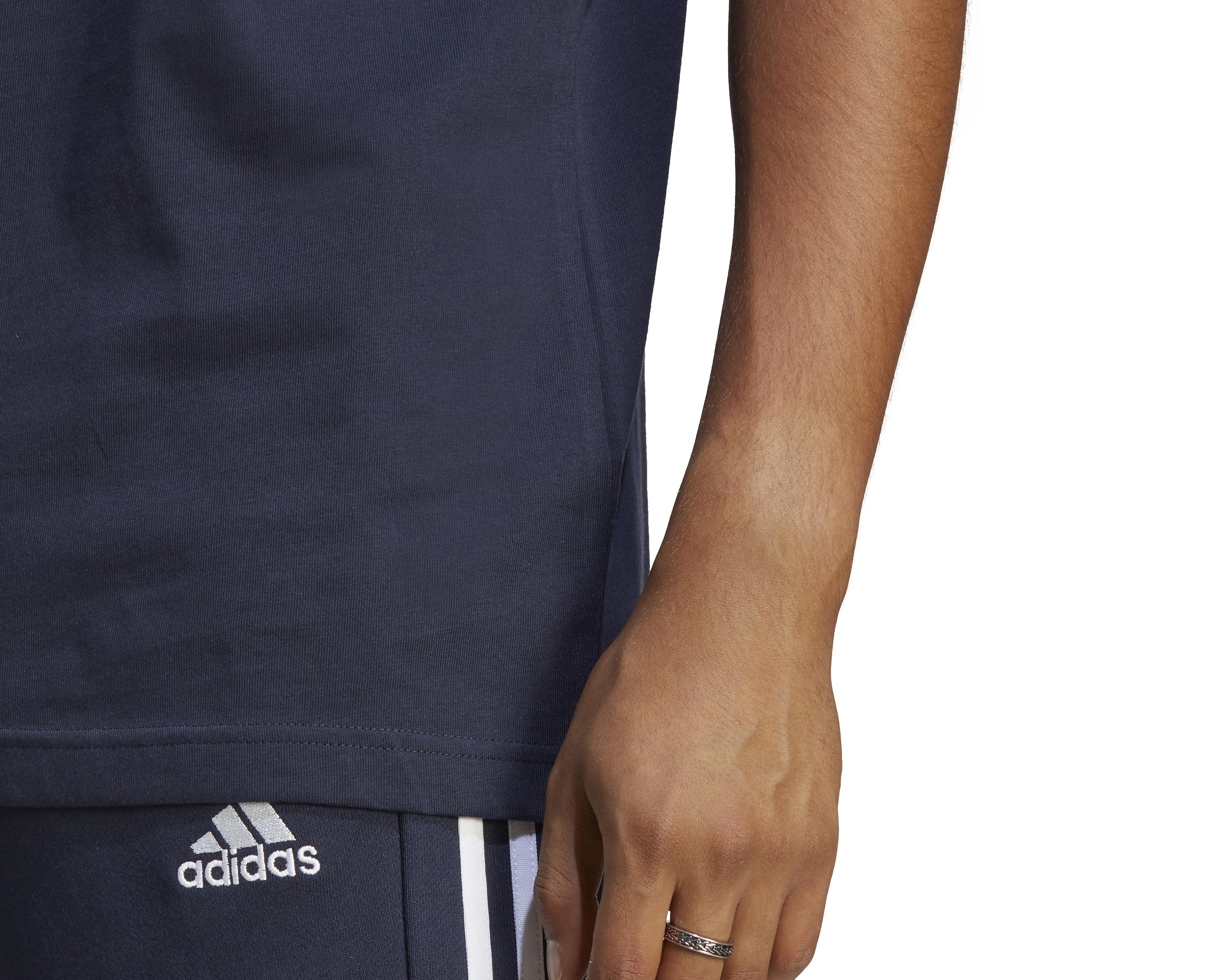 Foto 6 pulgar | Playera Adidas Cuello Redondo