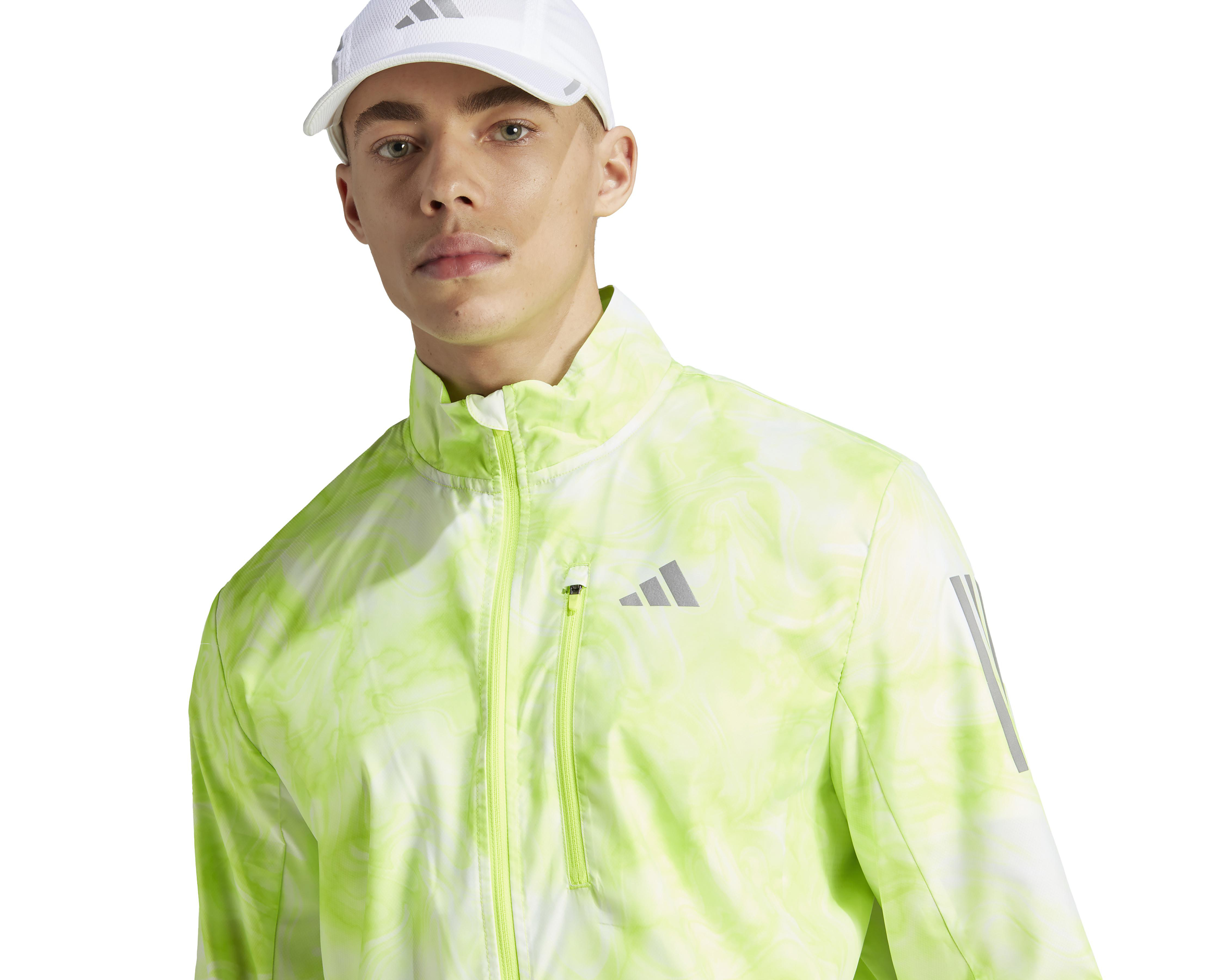 Foto 5 pulgar | Chamarra Adidas Wind.RDY Own the Run Allover para Correr
